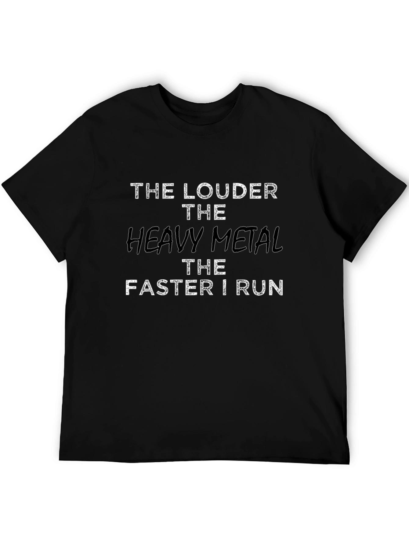 Heavy Metal Runner Black T-Shirt