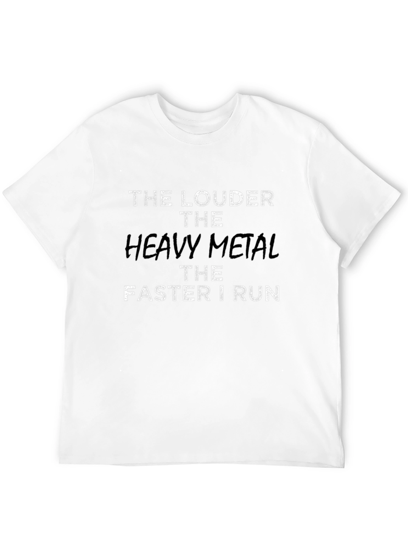 Heavy Metal Runner Black T-Shirt