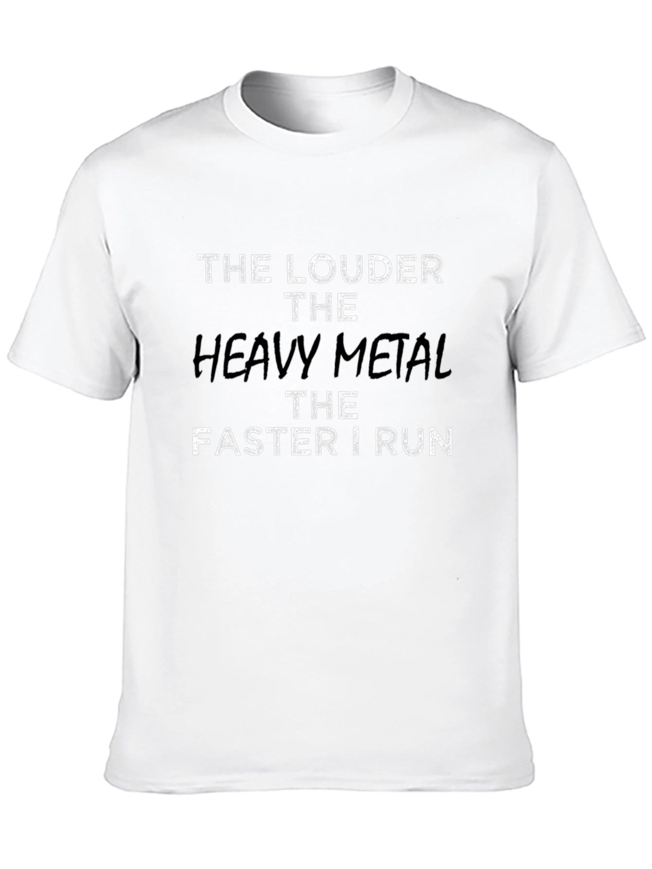 Heavy Metal Runner Black T-Shirt