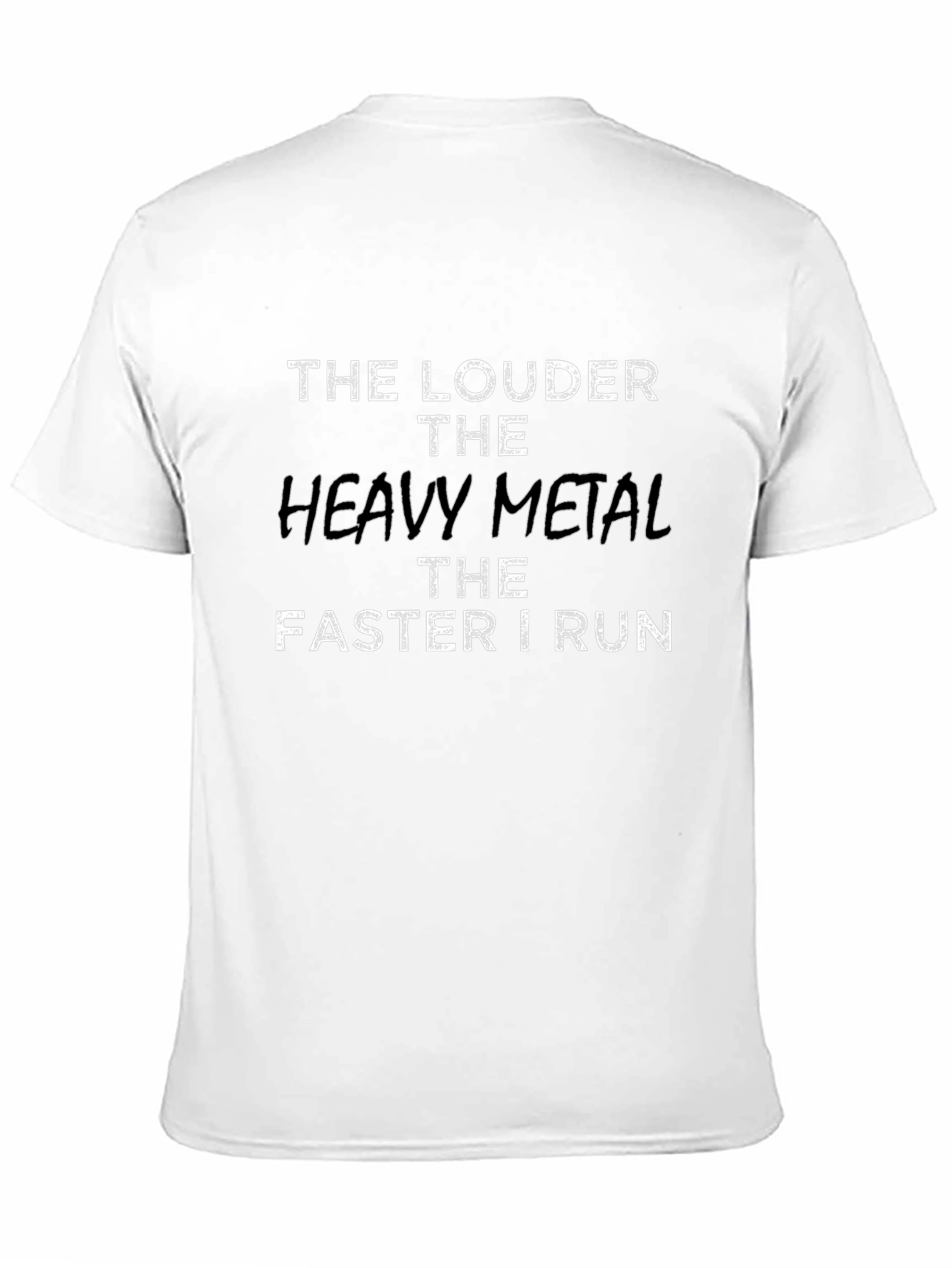 Heavy Metal Runner Black T-Shirt