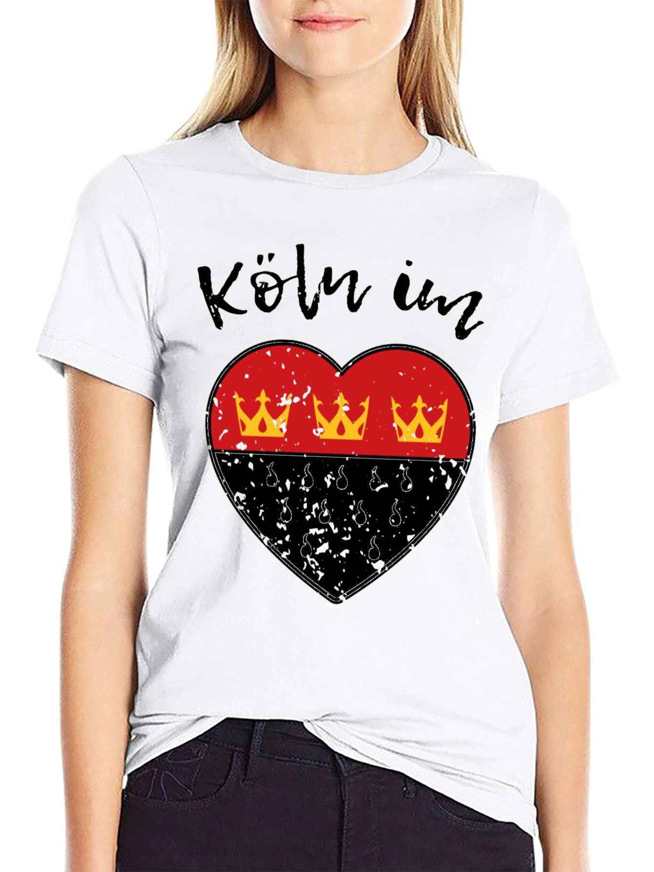 Cologne Germany Heart T-Shirt