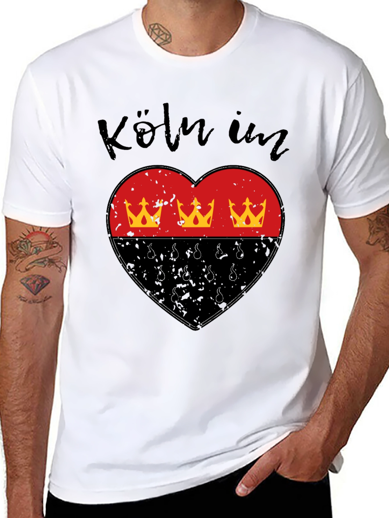 Cologne Germany Heart T-Shirt