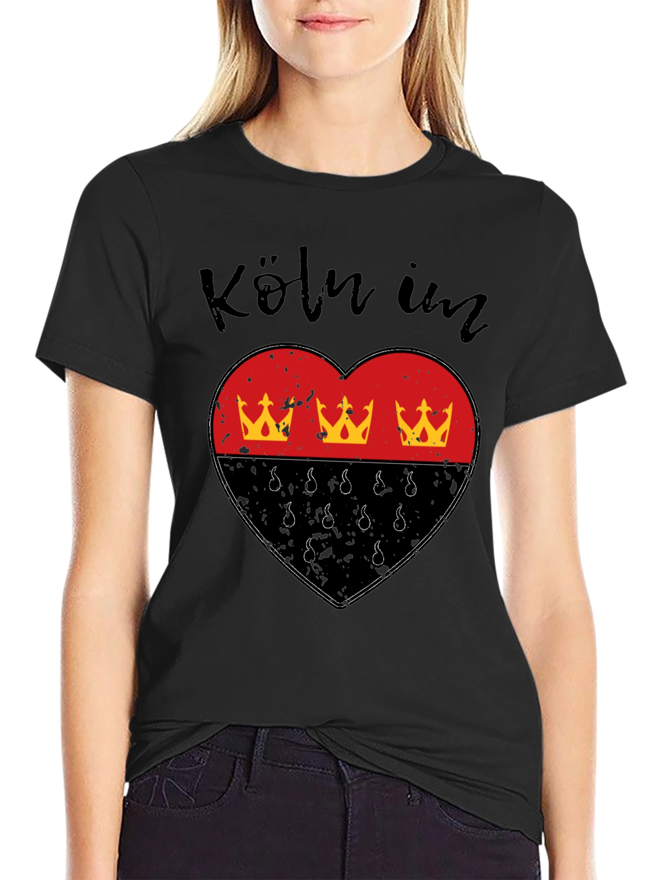 Cologne Germany Heart T-Shirt