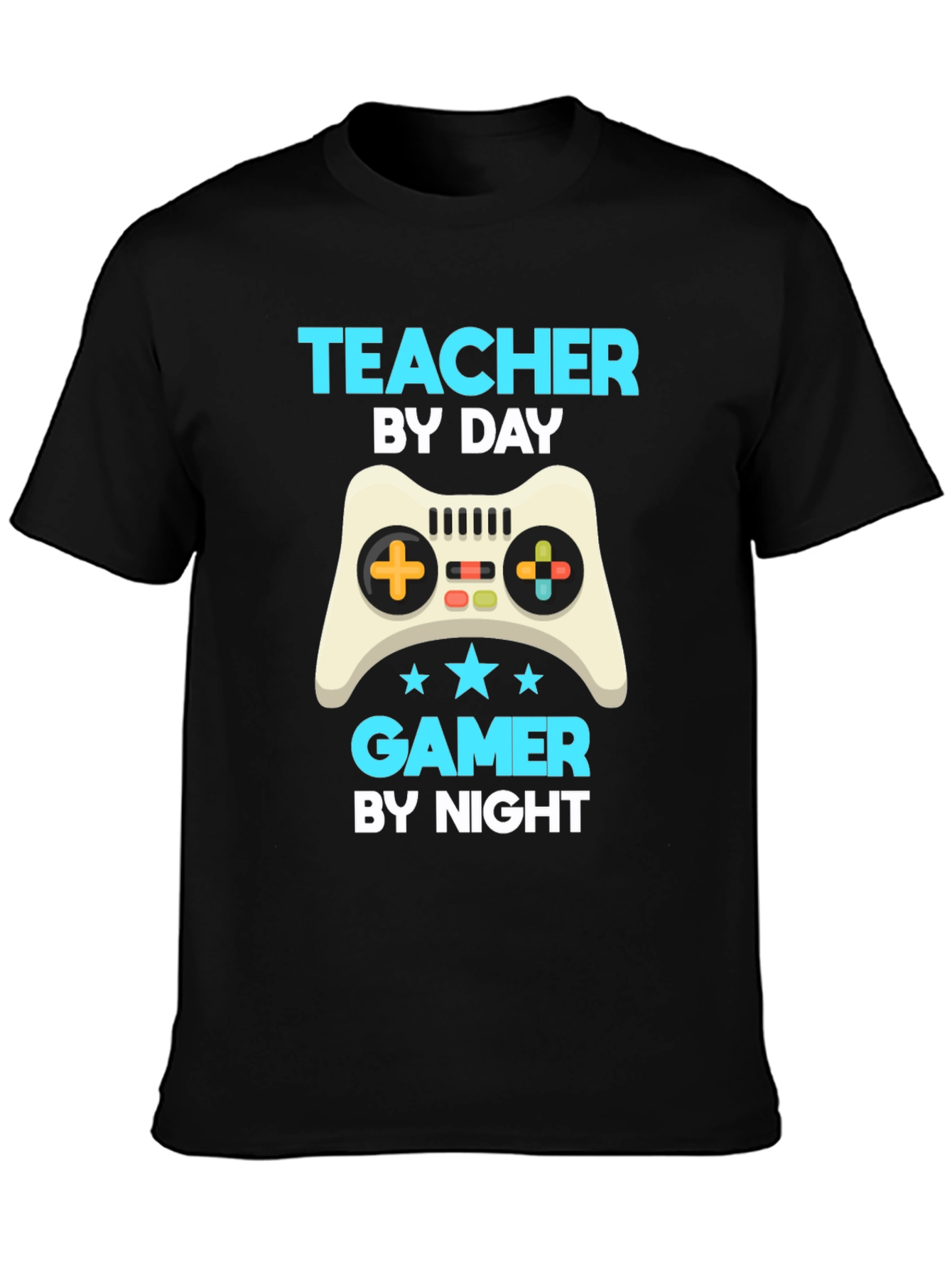Teacher by Day Gamer by Night T-Shirt