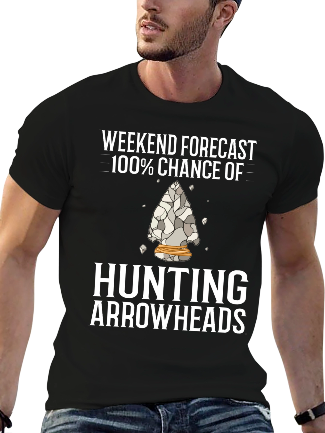 Hunting Arrowheads T-Shirt Weekend Forecast