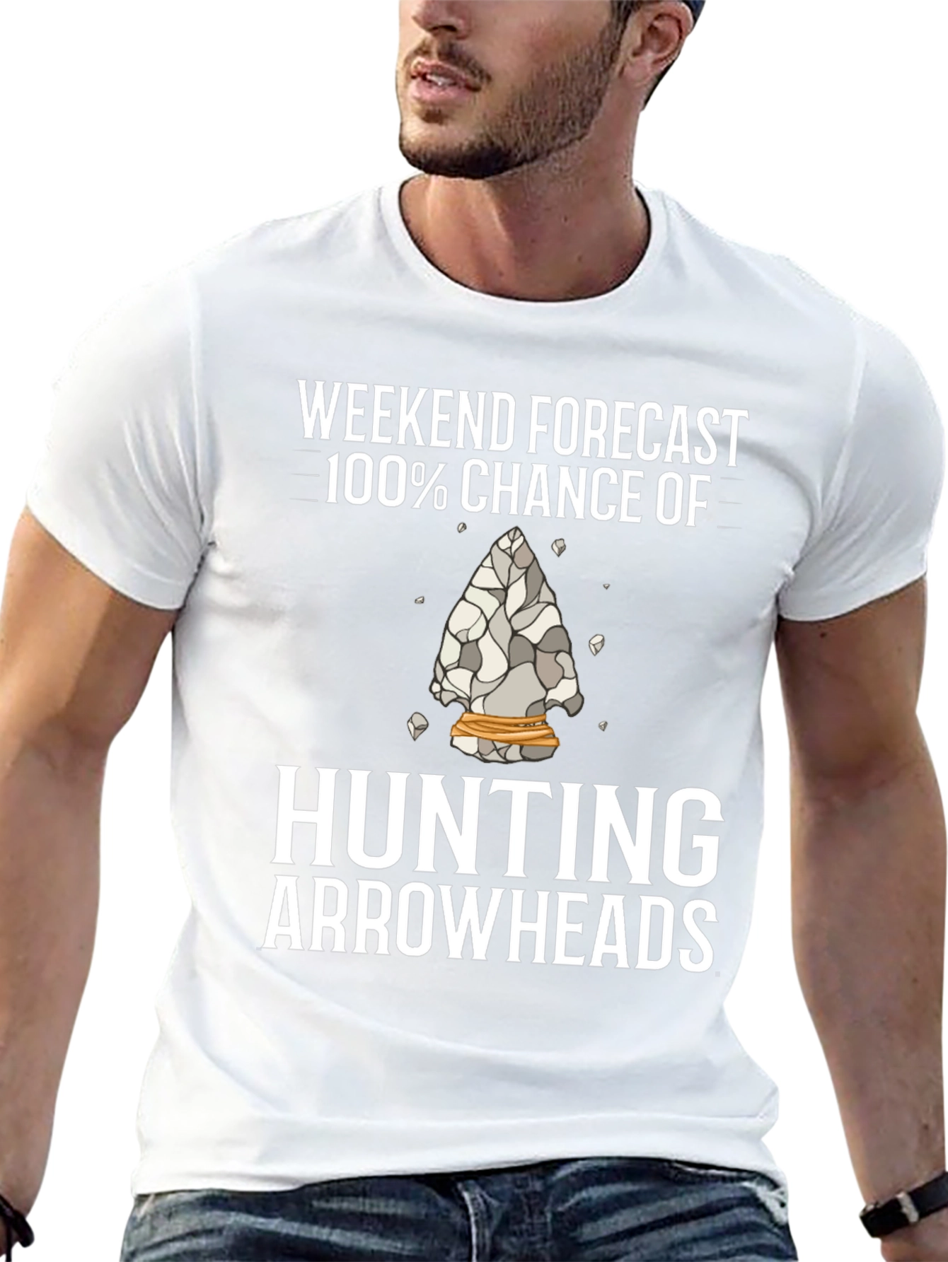 Hunting Arrowheads T-Shirt Weekend Forecast