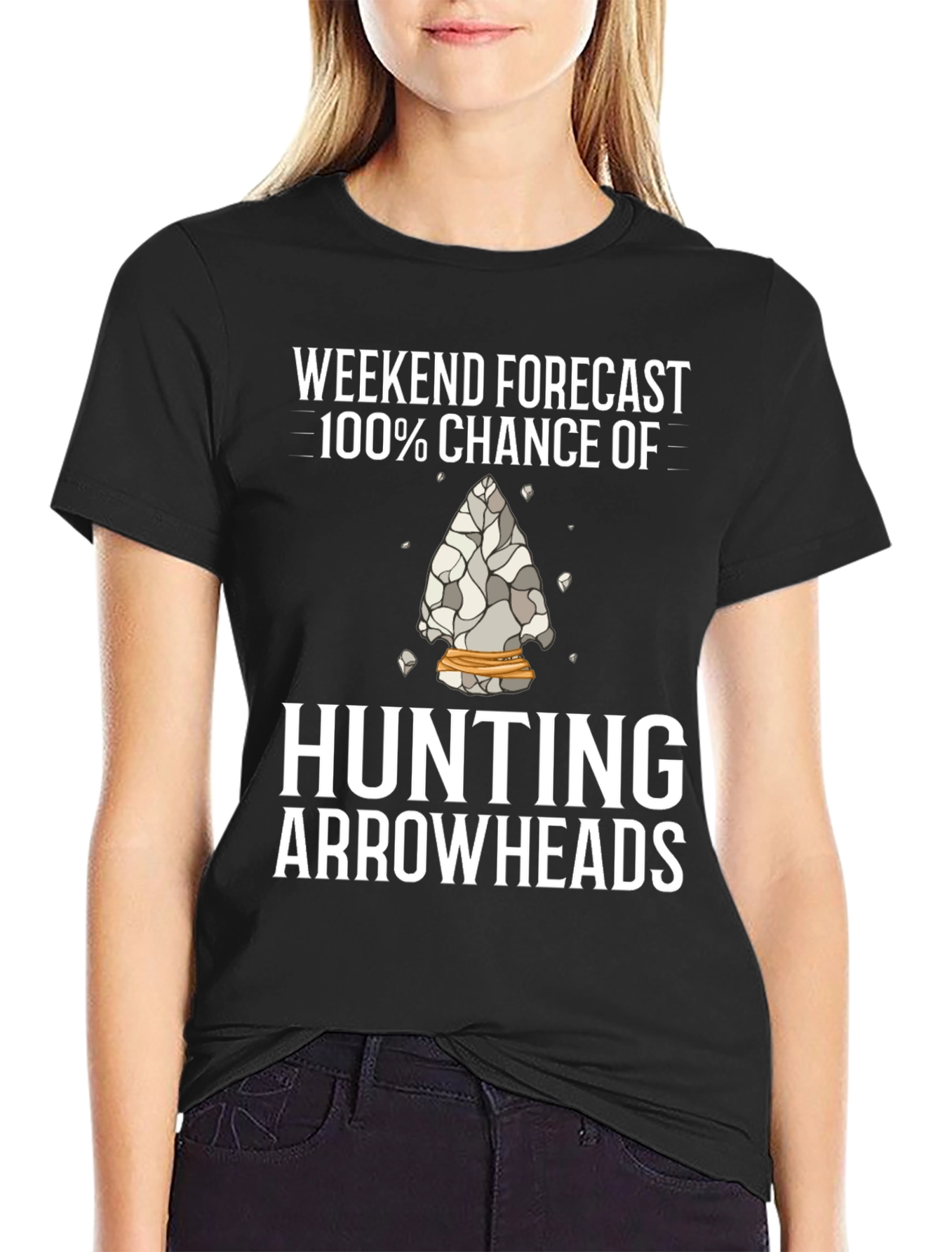 Hunting Arrowheads T-Shirt Weekend Forecast
