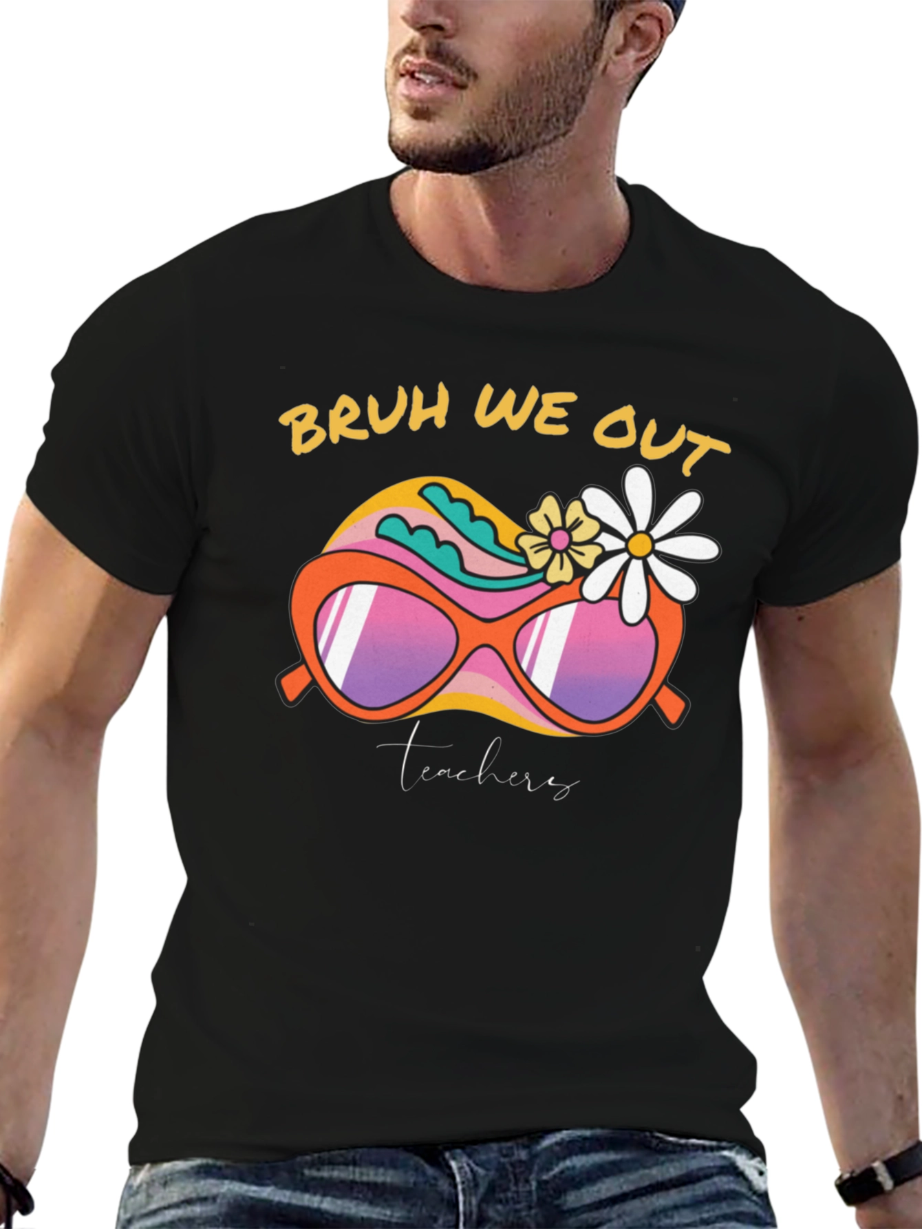 Bruh We Out Teachers Graphic T-Shirt
