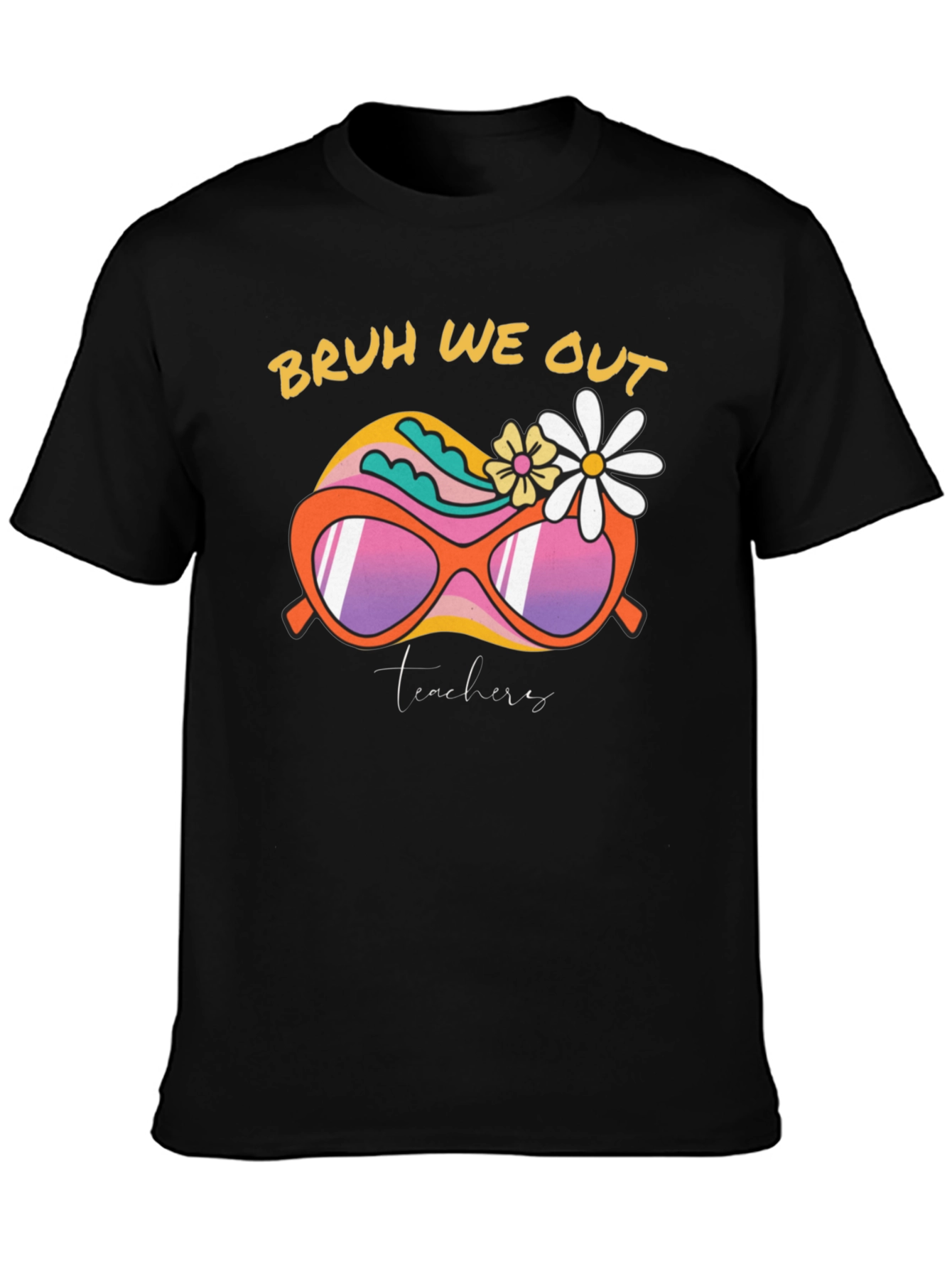 Bruh We Out Teachers Graphic T-Shirt