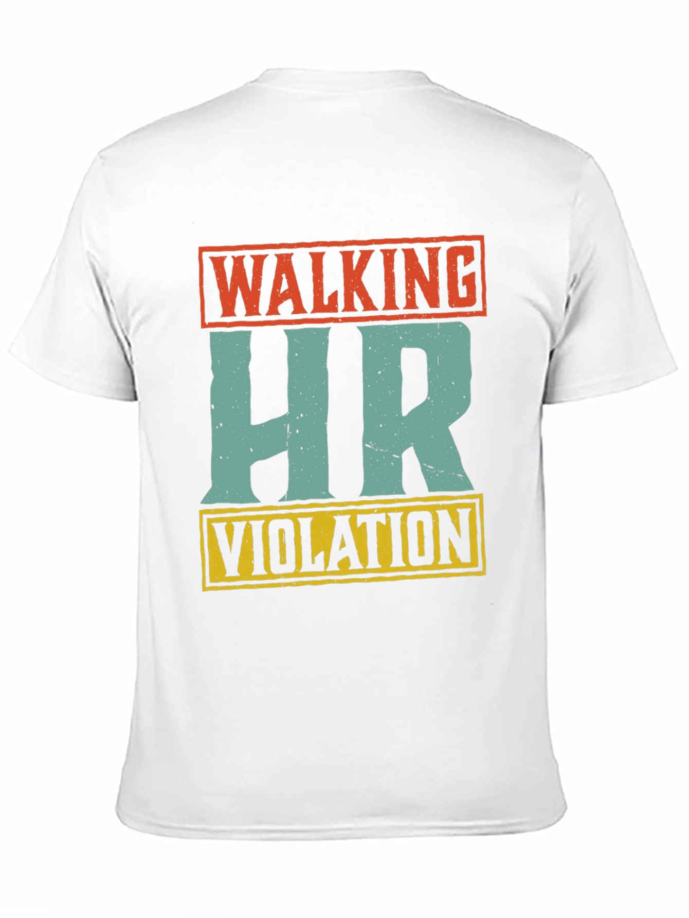 Walking HR Violation Novelty Graphic Tee