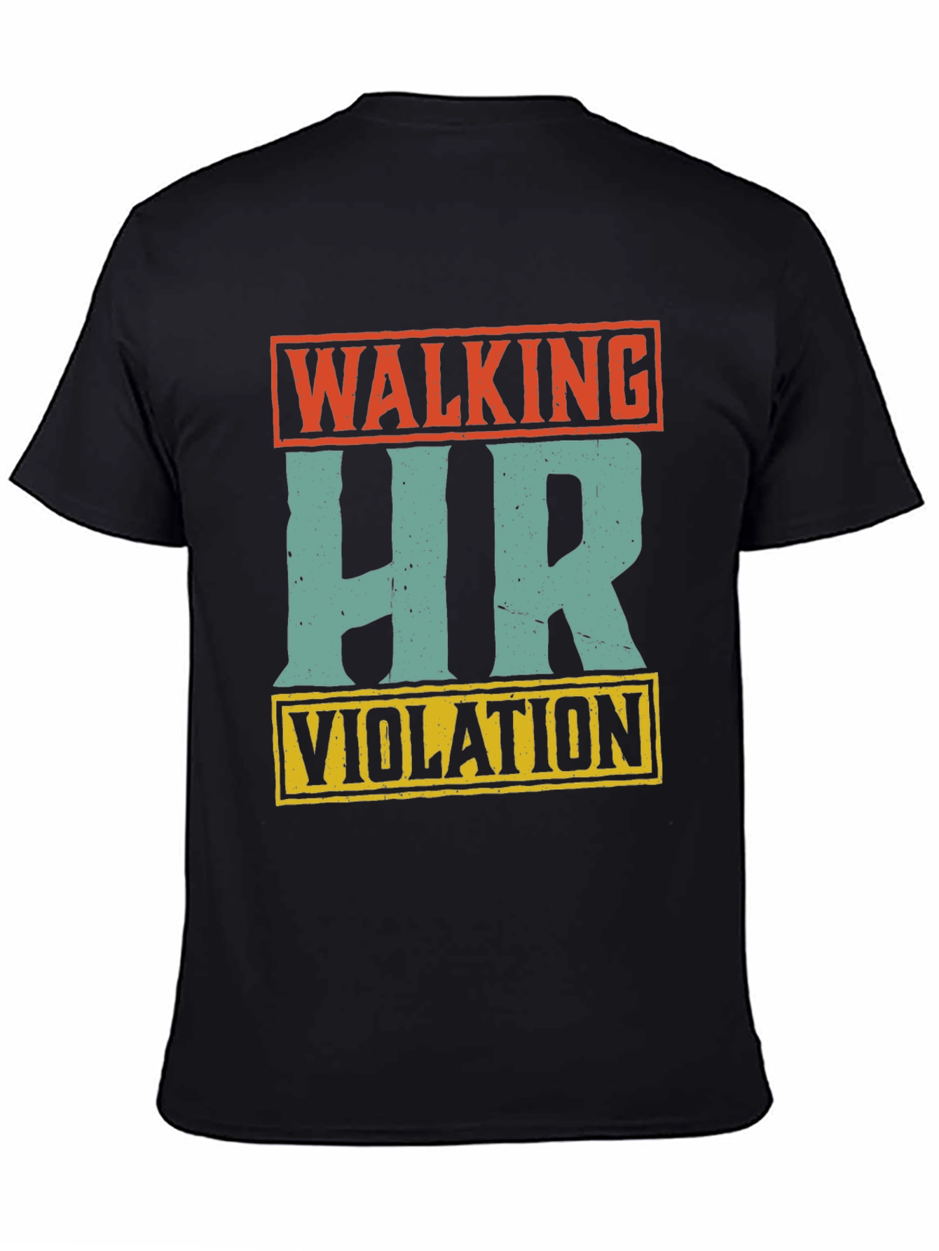 Walking HR Violation Novelty Graphic Tee