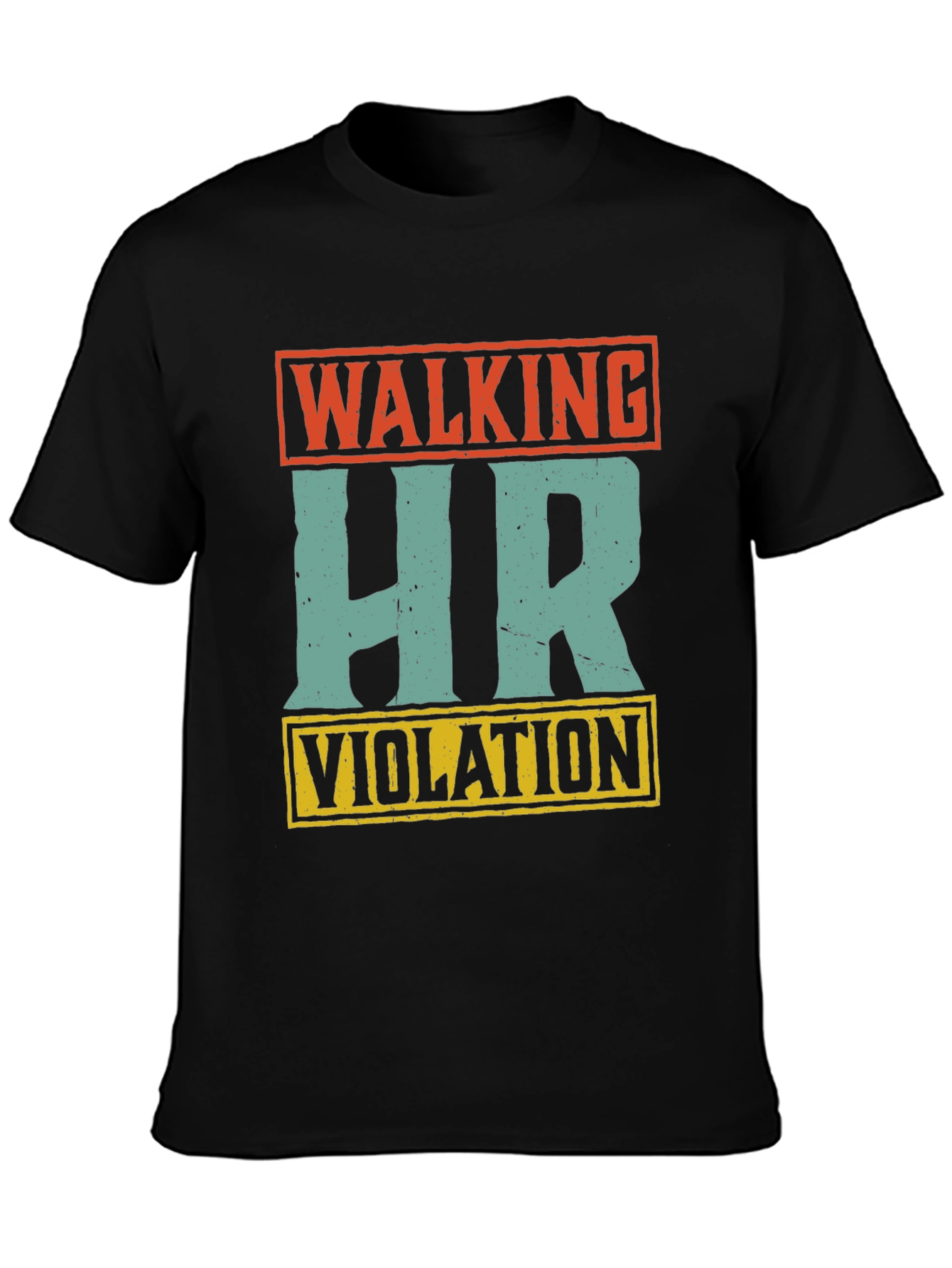 Walking HR Violation Novelty Graphic Tee