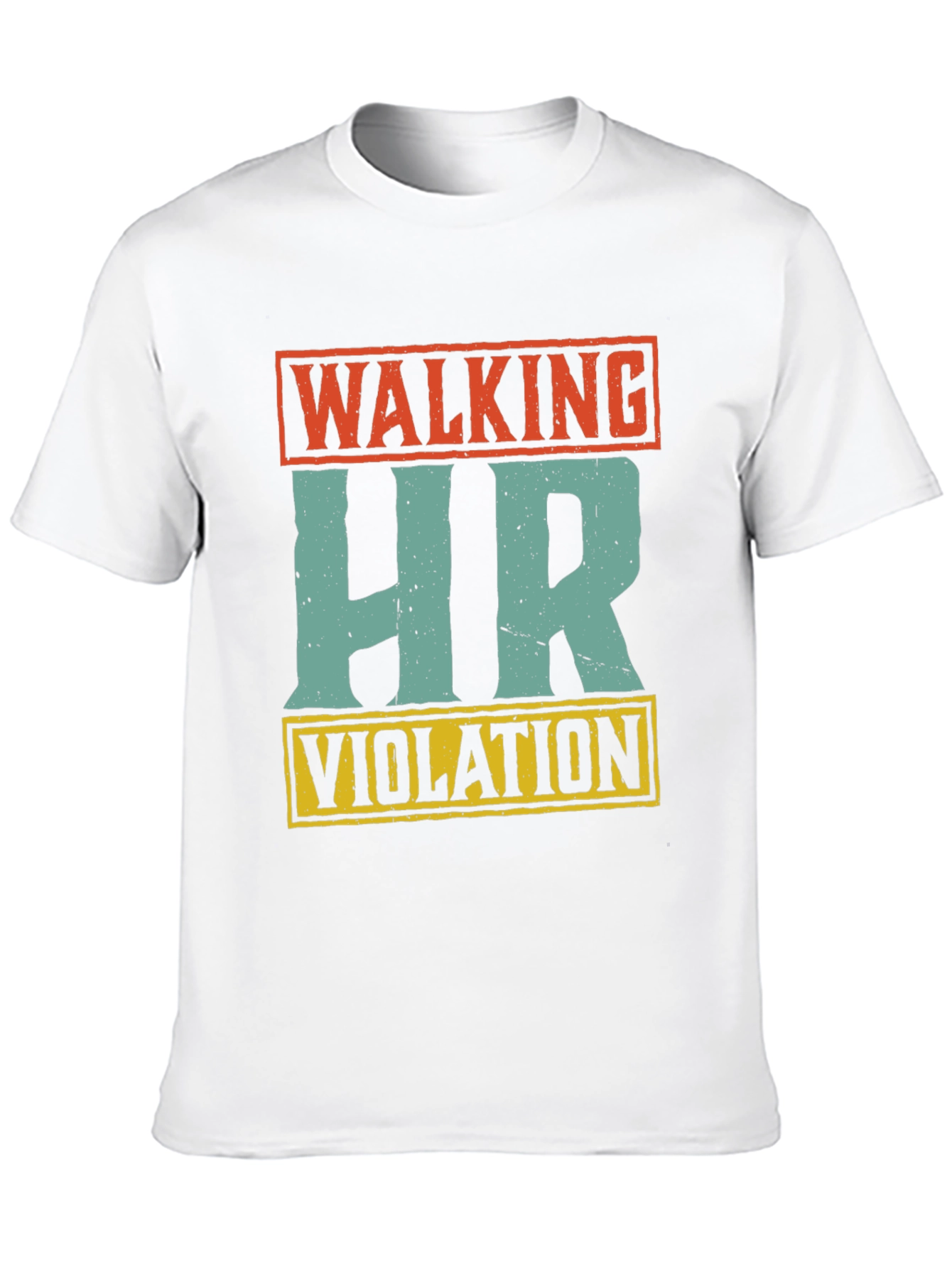 Walking HR Violation Novelty Graphic Tee