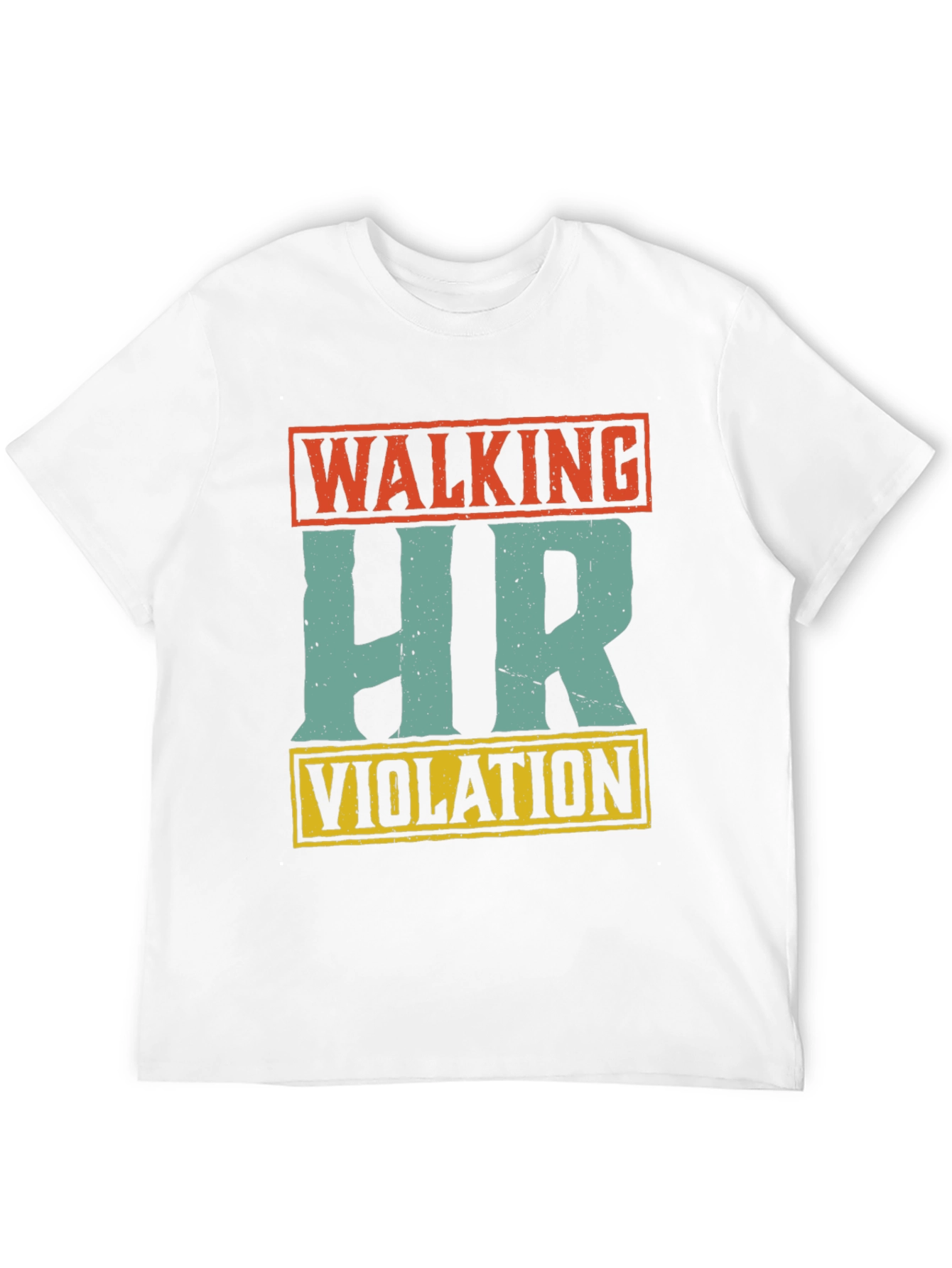Walking HR Violation Novelty Graphic Tee