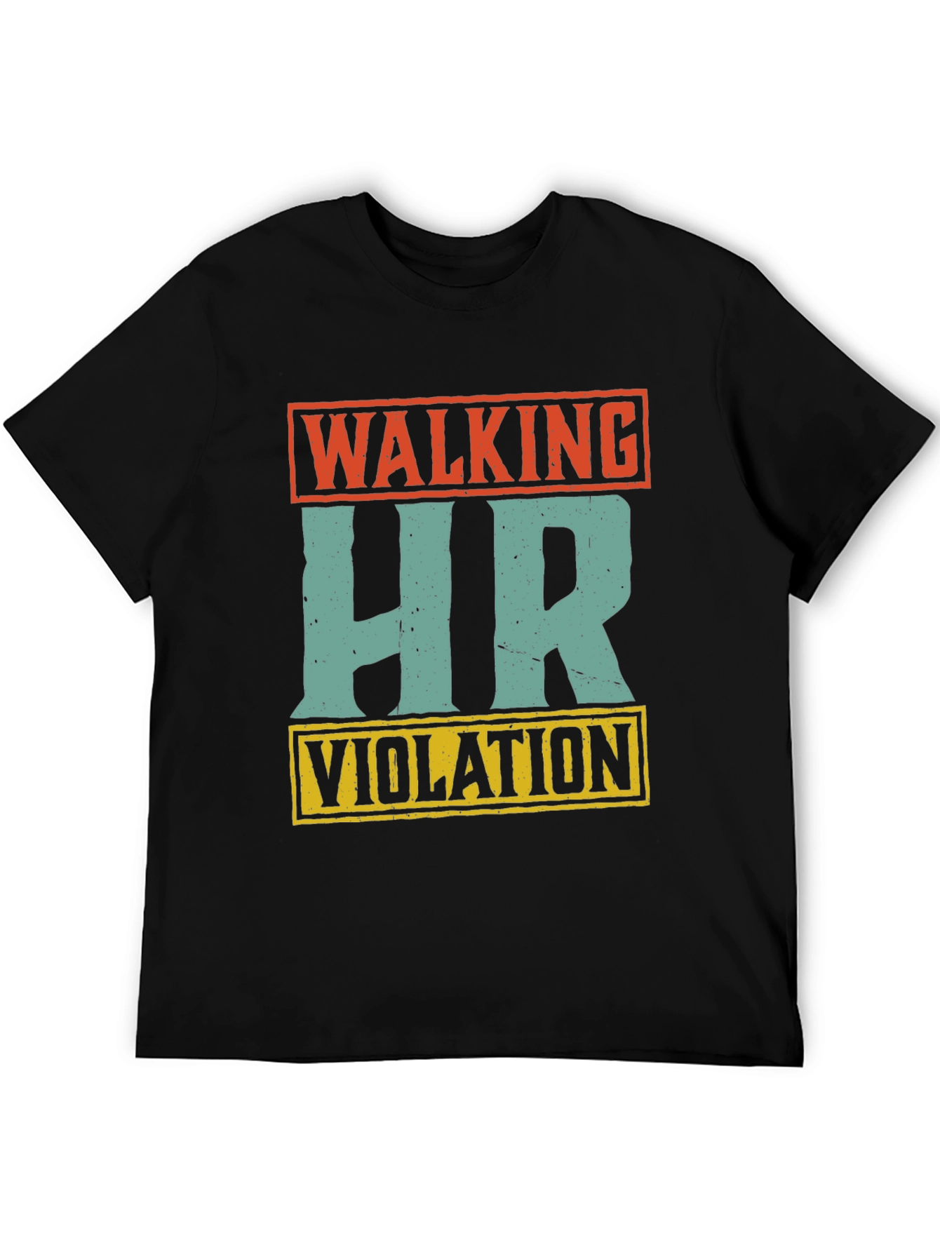 Walking HR Violation Novelty Graphic Tee