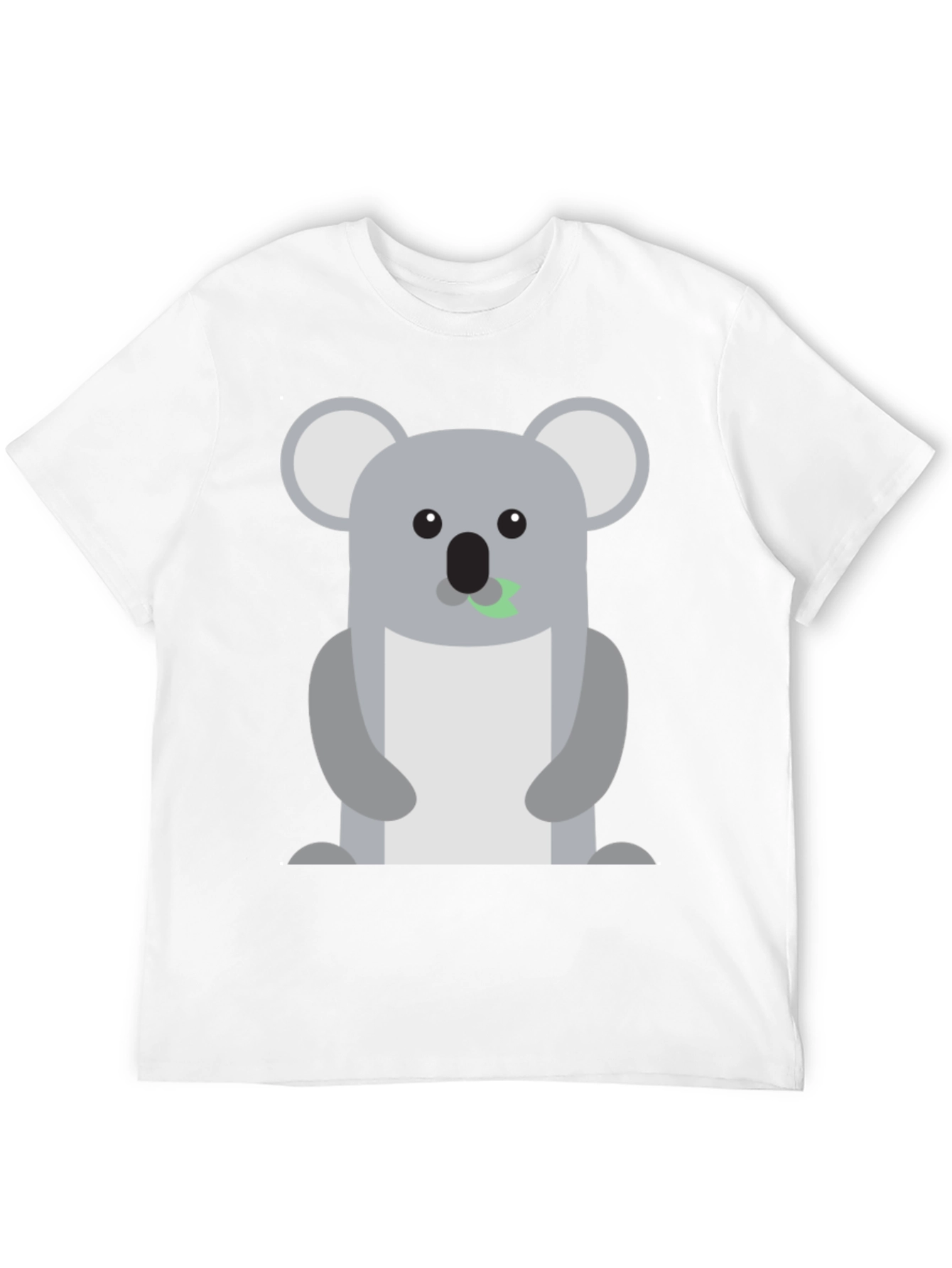 Koala Graphic Black T-Shirt - Soft Cotton Blend