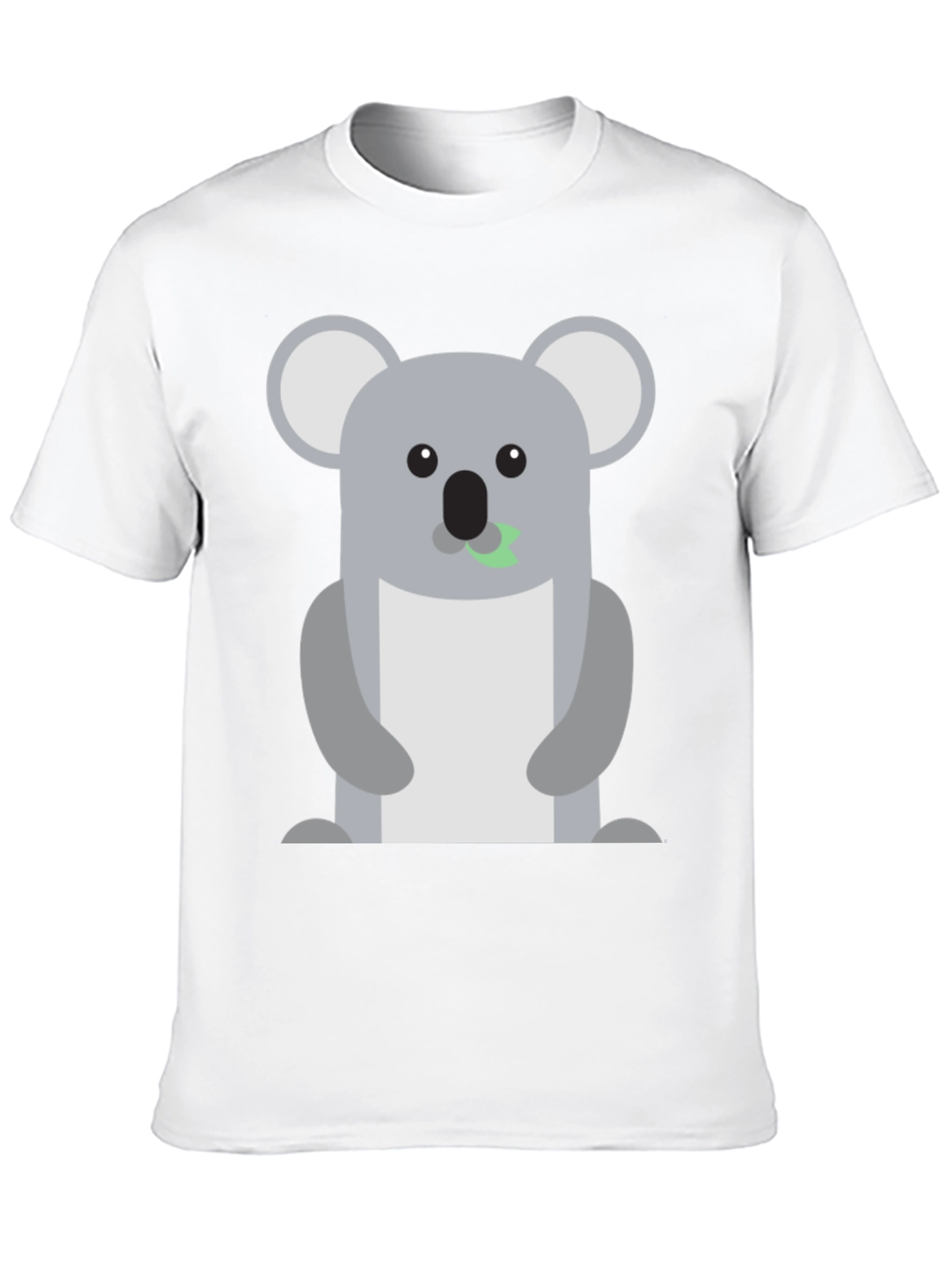 Koala Graphic Black T-Shirt - Soft Cotton Blend