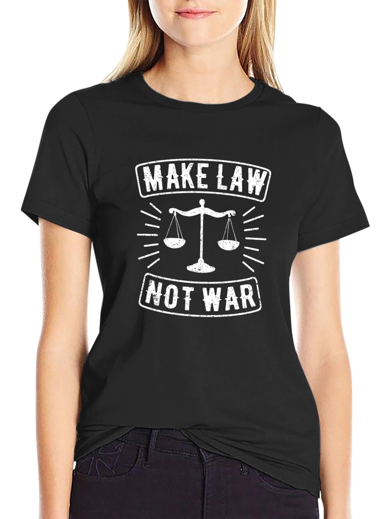 Make Law Not War Graphic T-Shirt