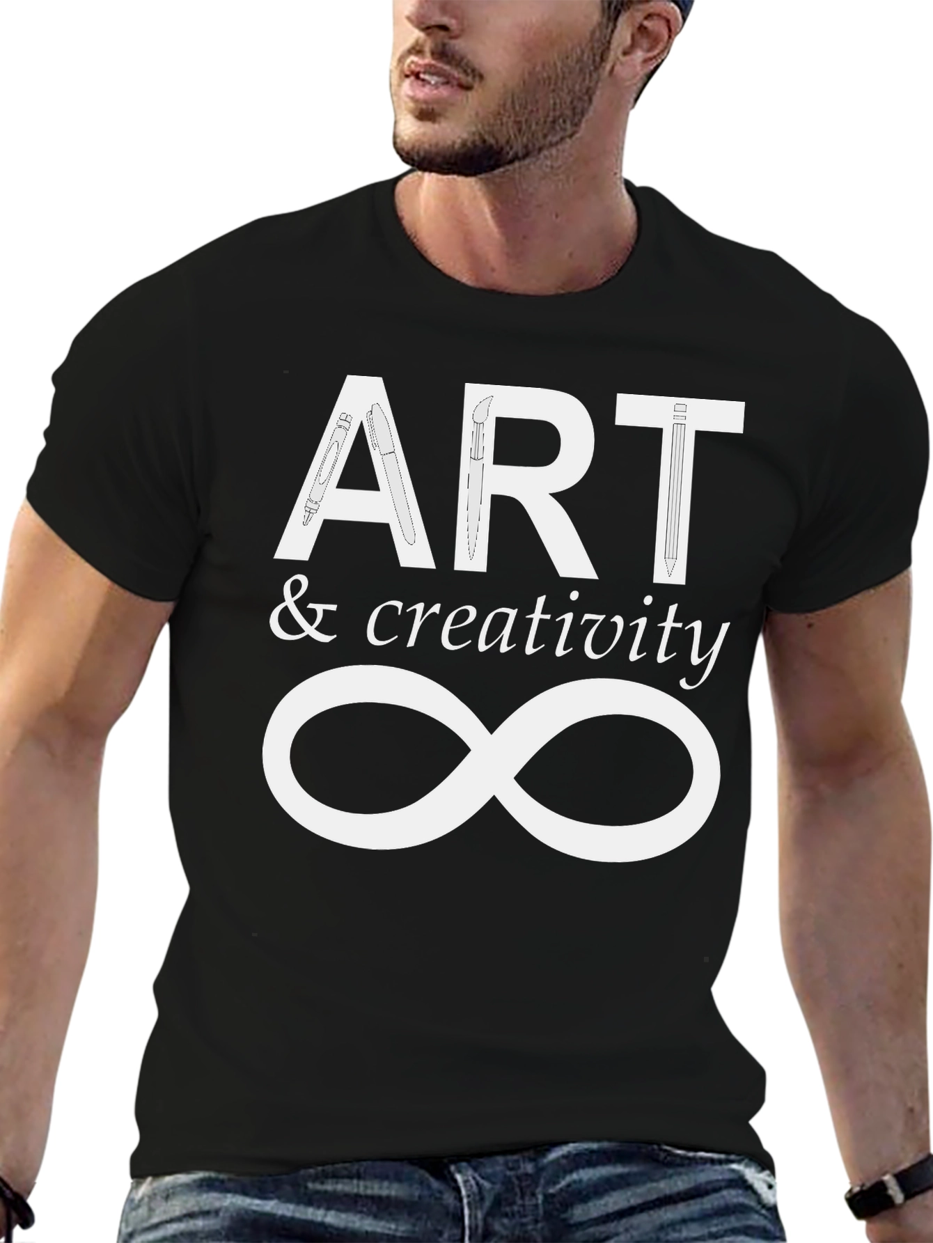 Art & Creativity Infinity T-Shirt - Black