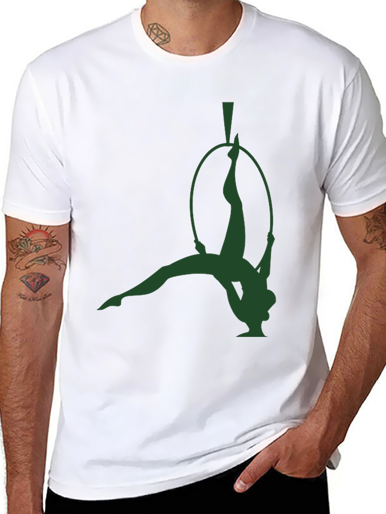 Aerial Silks Performer T-Shirt - Black