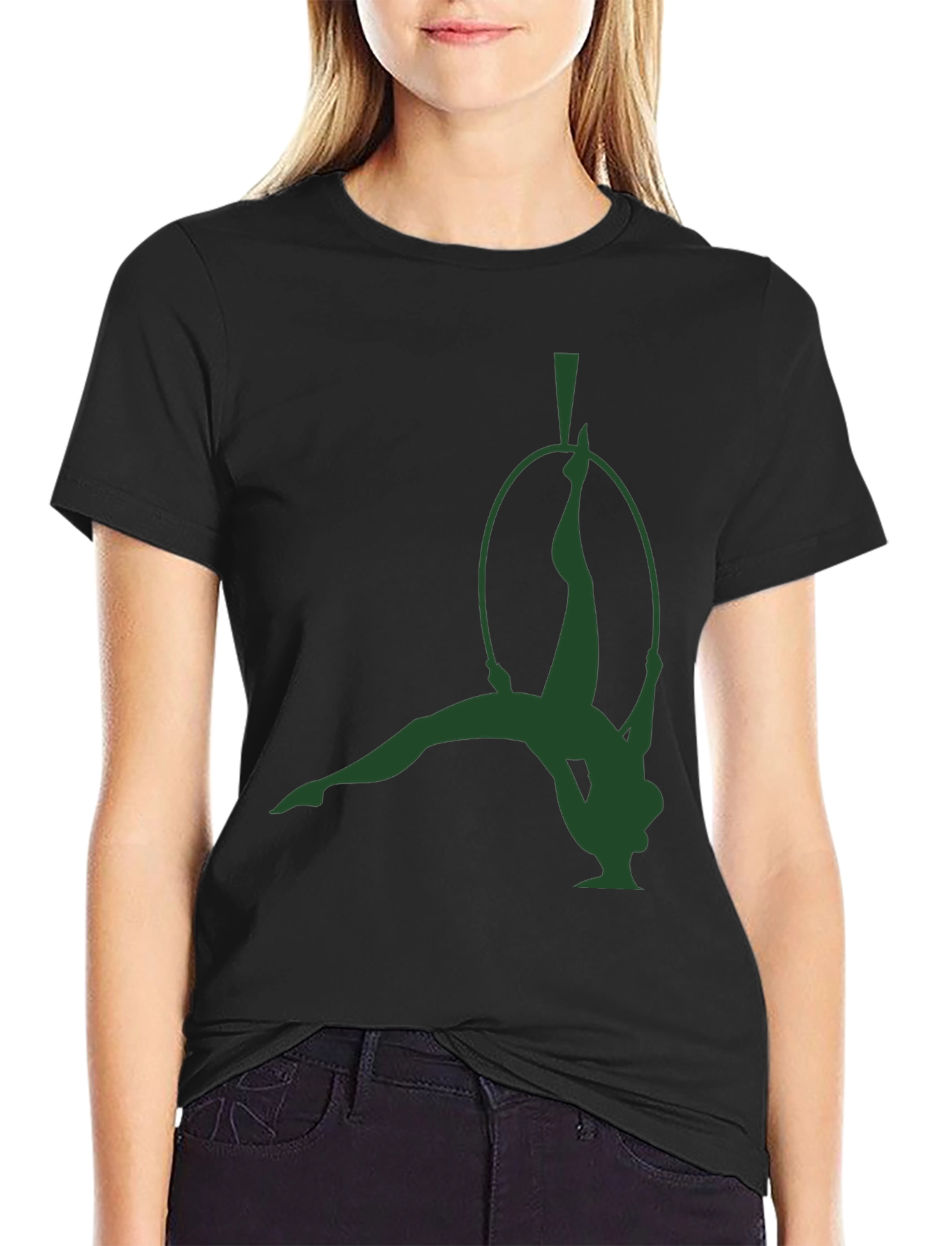Aerial Silks Performer T-Shirt - Black