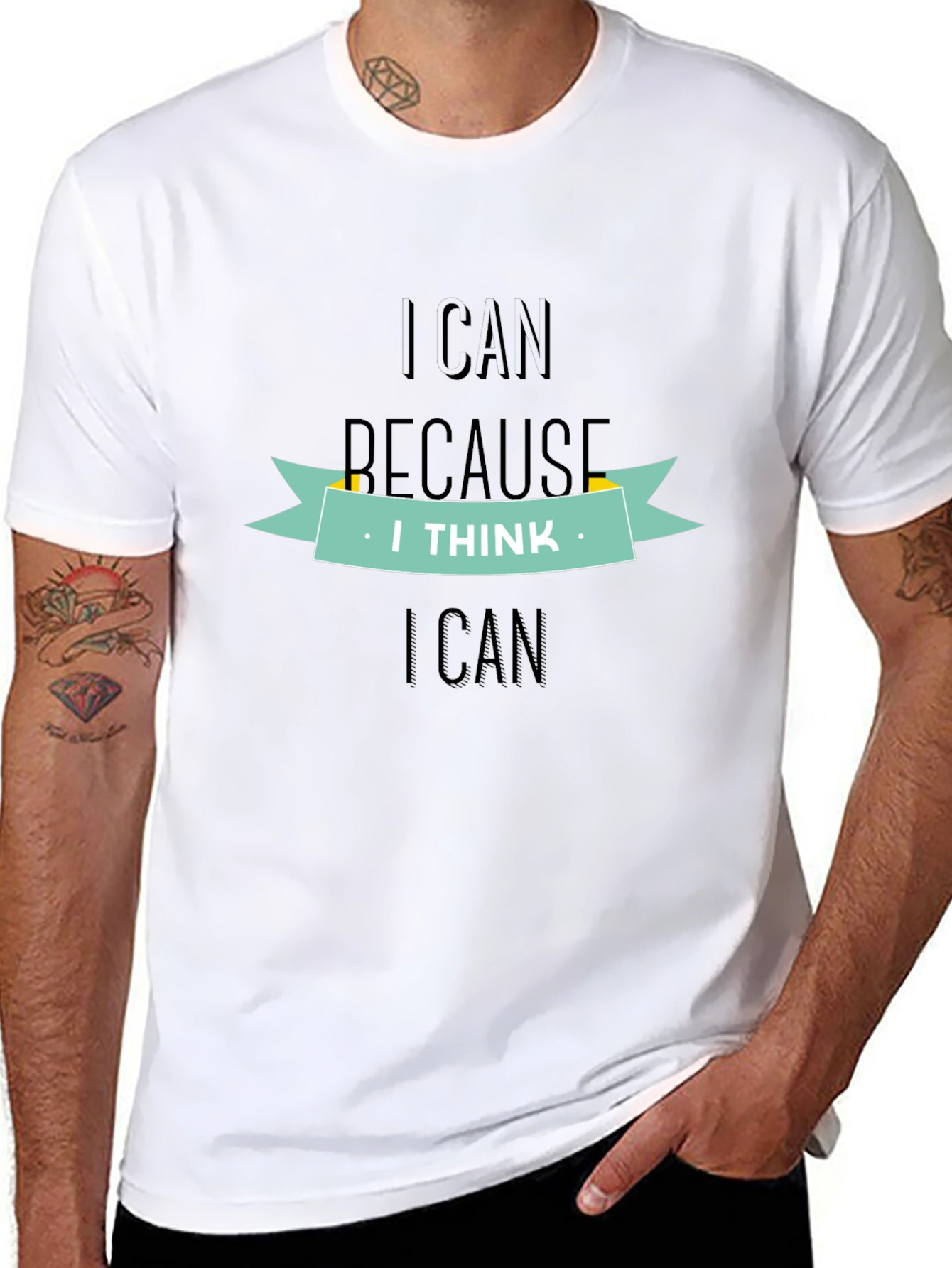 Motivational I Can Because I Think I Can T-Shirt