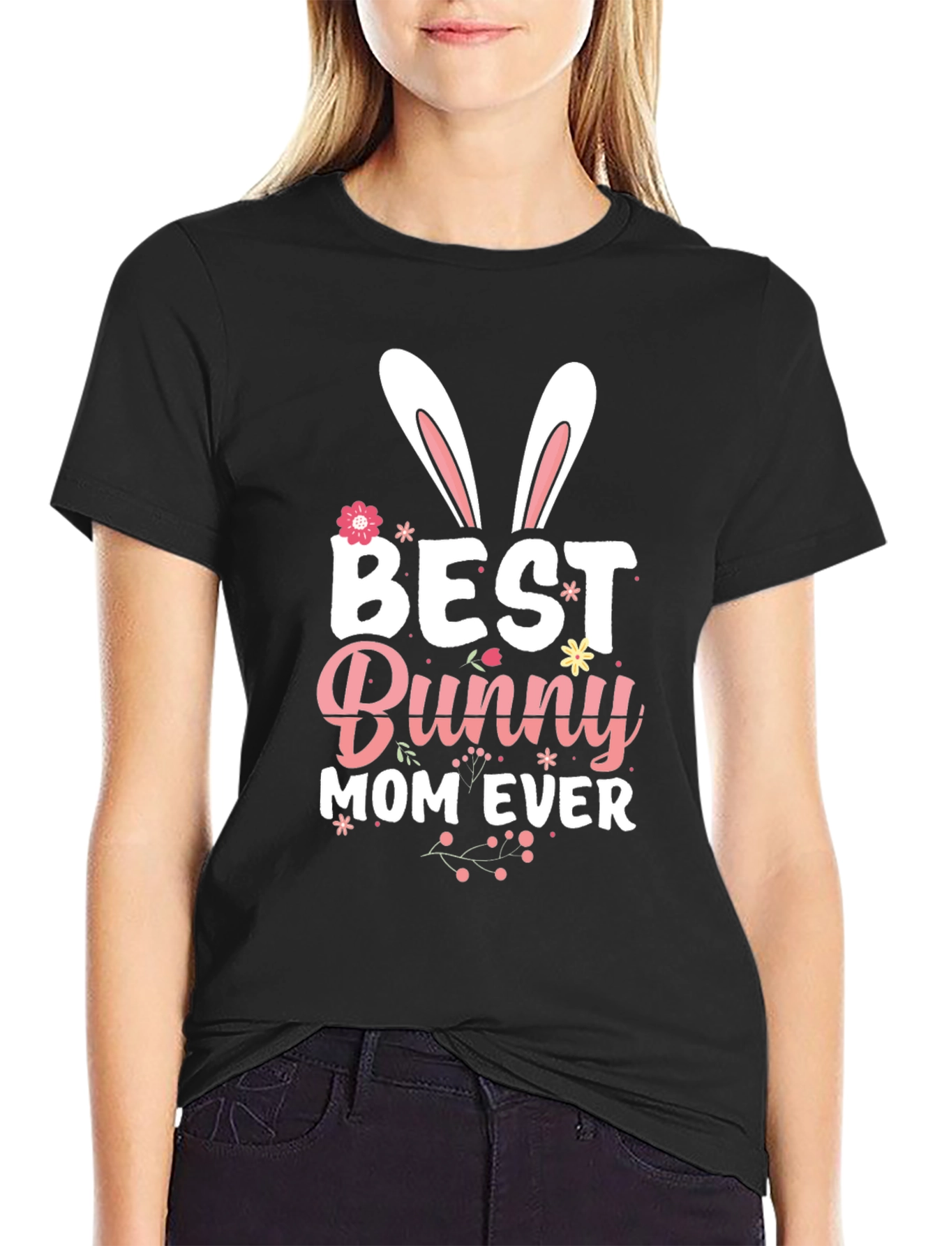 Best Bunny Mom Ever Easter T-Shirt