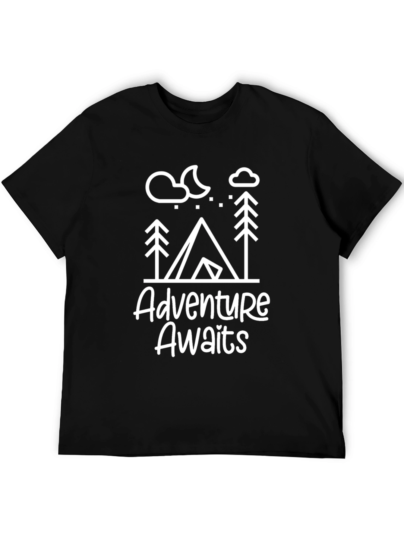 Adventure Awaits Graphic T-Shirt - Outdoor Camping Tee