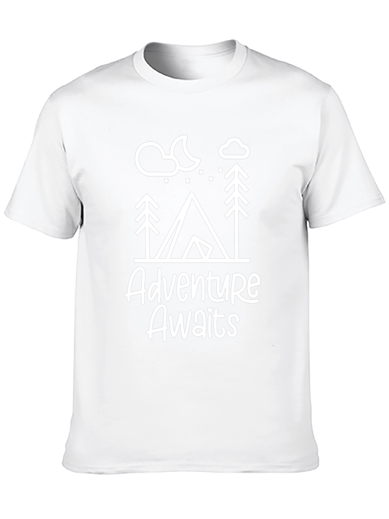 Adventure Awaits Graphic T-Shirt - Outdoor Camping Tee