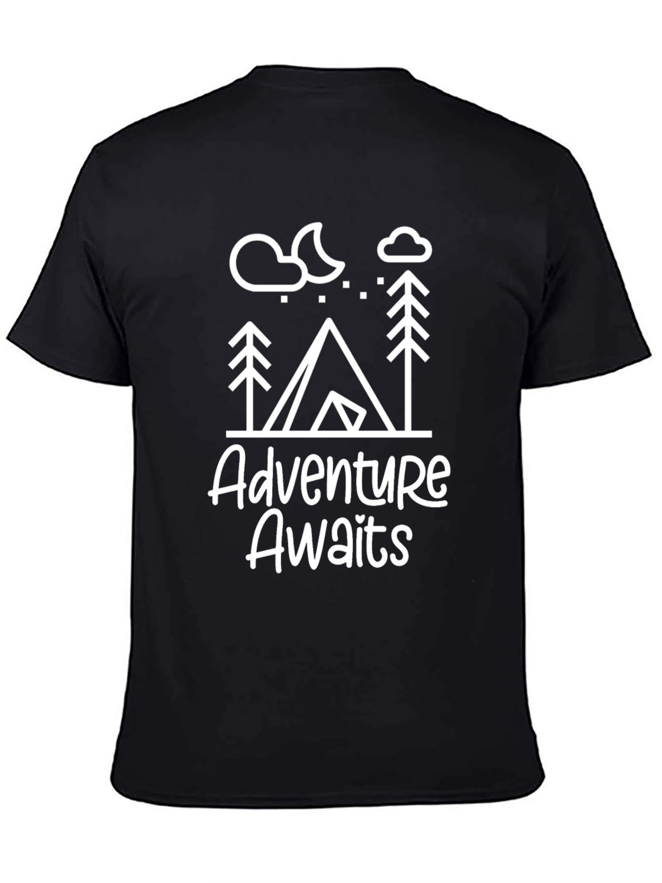 Adventure Awaits Graphic T-Shirt - Outdoor Camping Tee