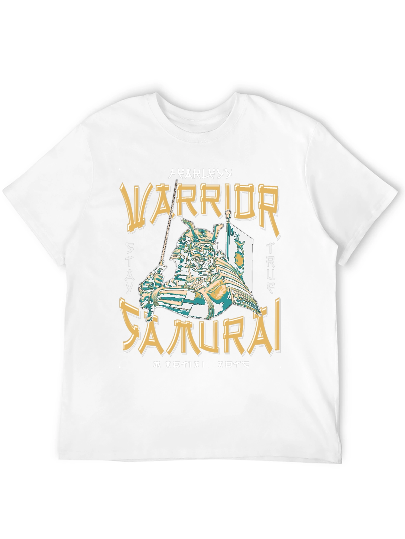 Fearless Warrior Samurai Graphic T-Shirt