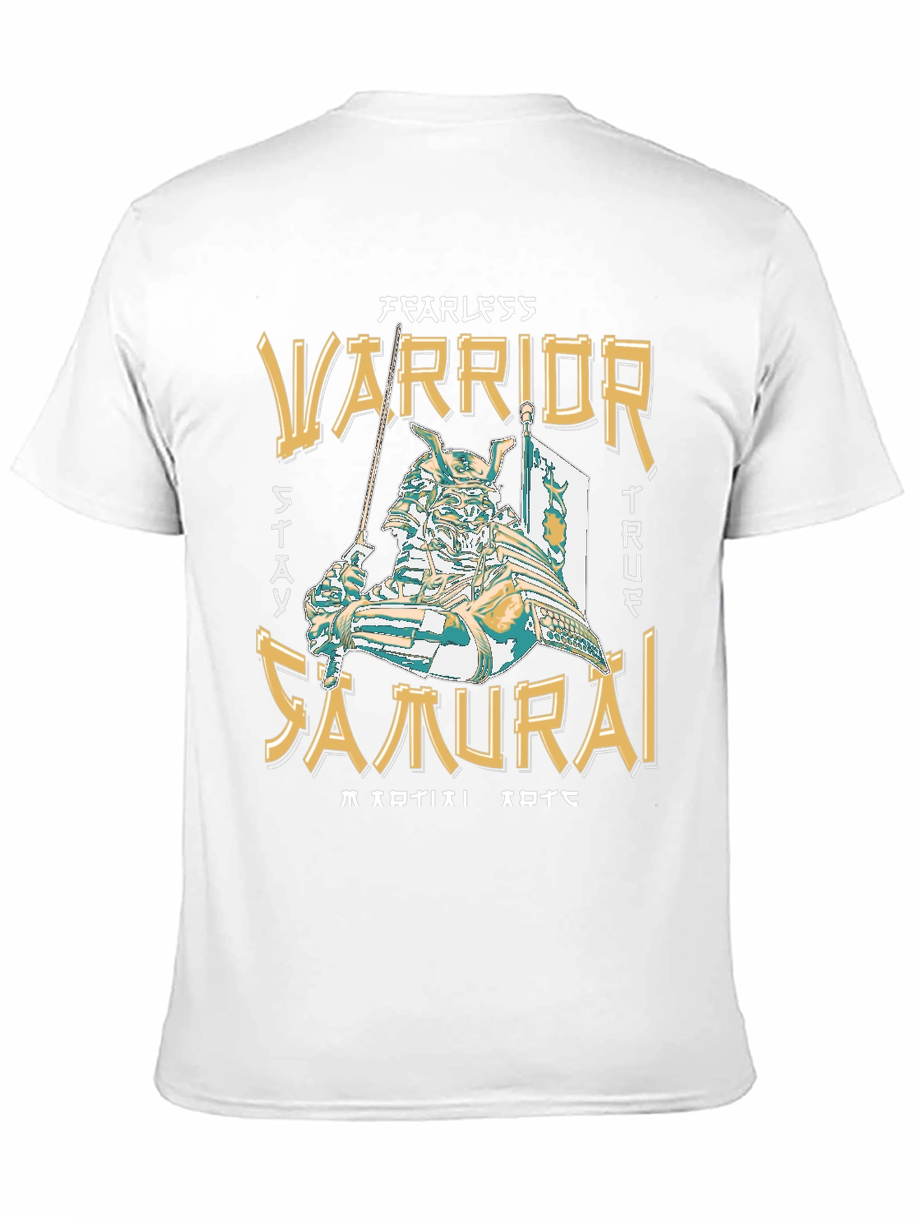 Fearless Warrior Samurai Graphic T-Shirt