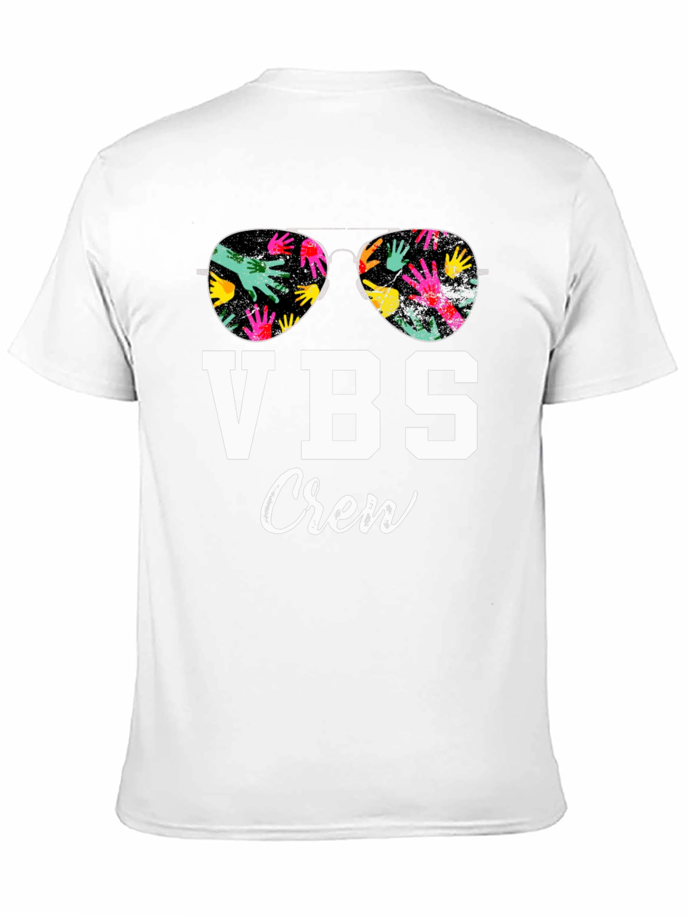 VBS Crew T-Shirt with Handprint Sunglasses