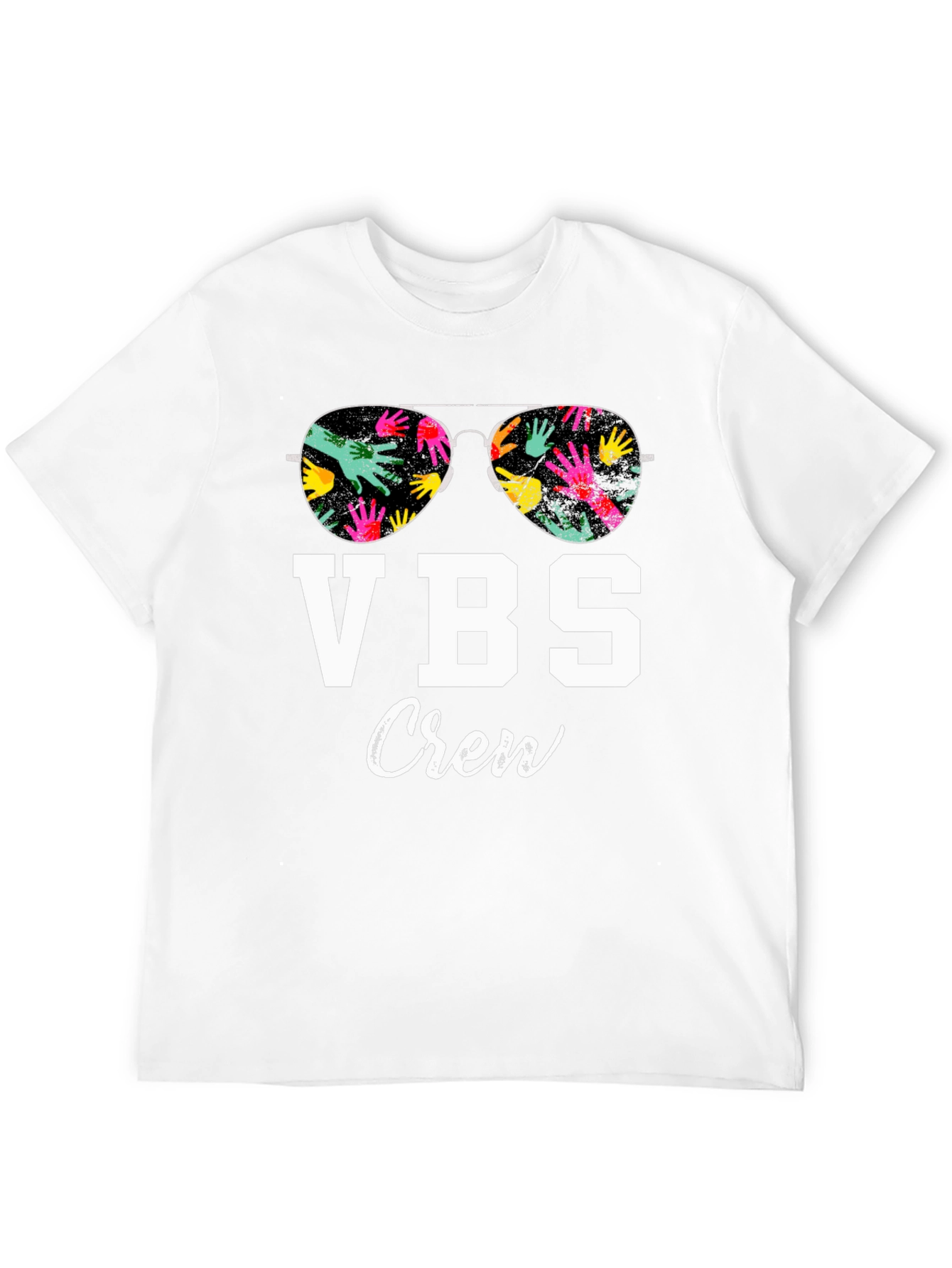 VBS Crew T-Shirt with Handprint Sunglasses