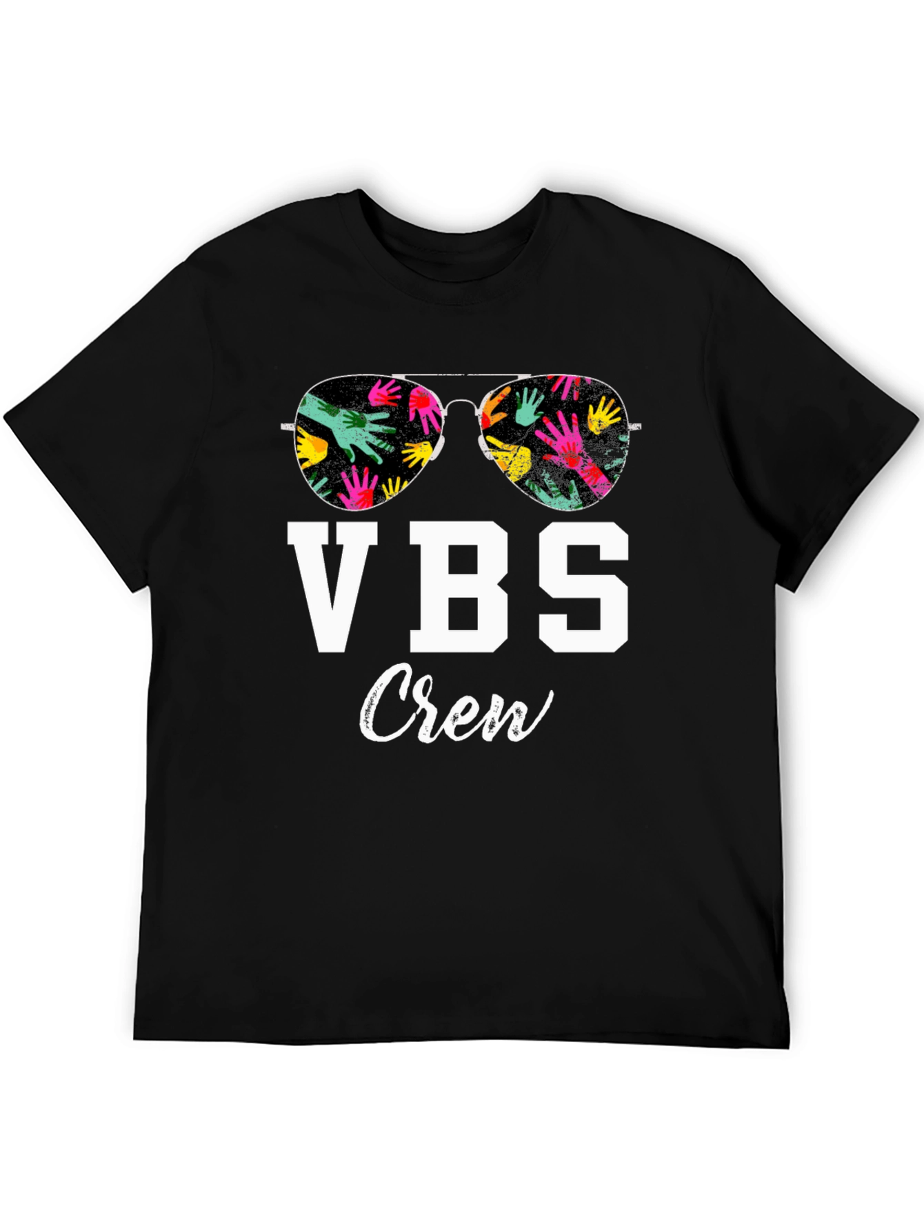 VBS Crew T-Shirt with Handprint Sunglasses
