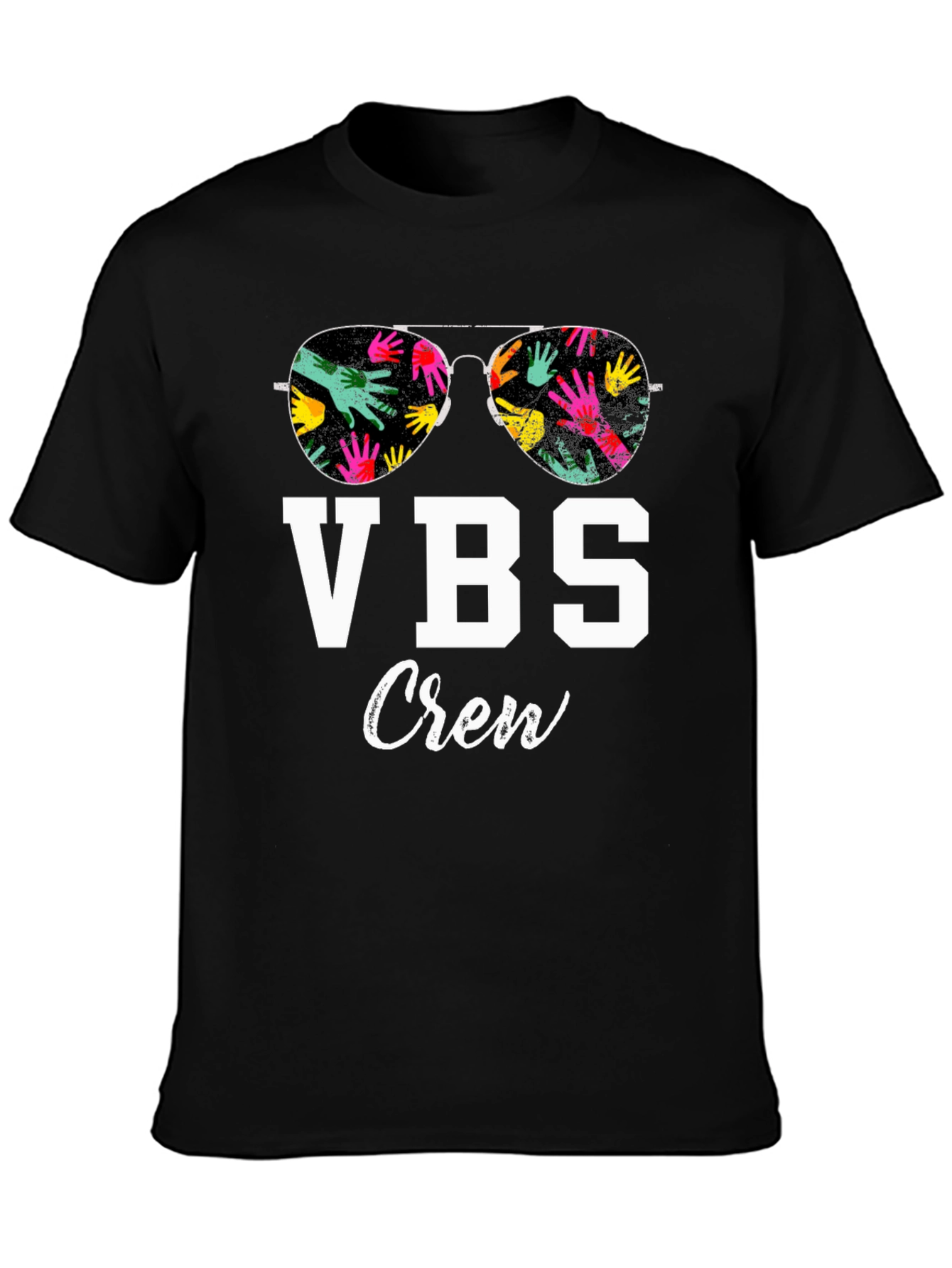 VBS Crew T-Shirt with Handprint Sunglasses