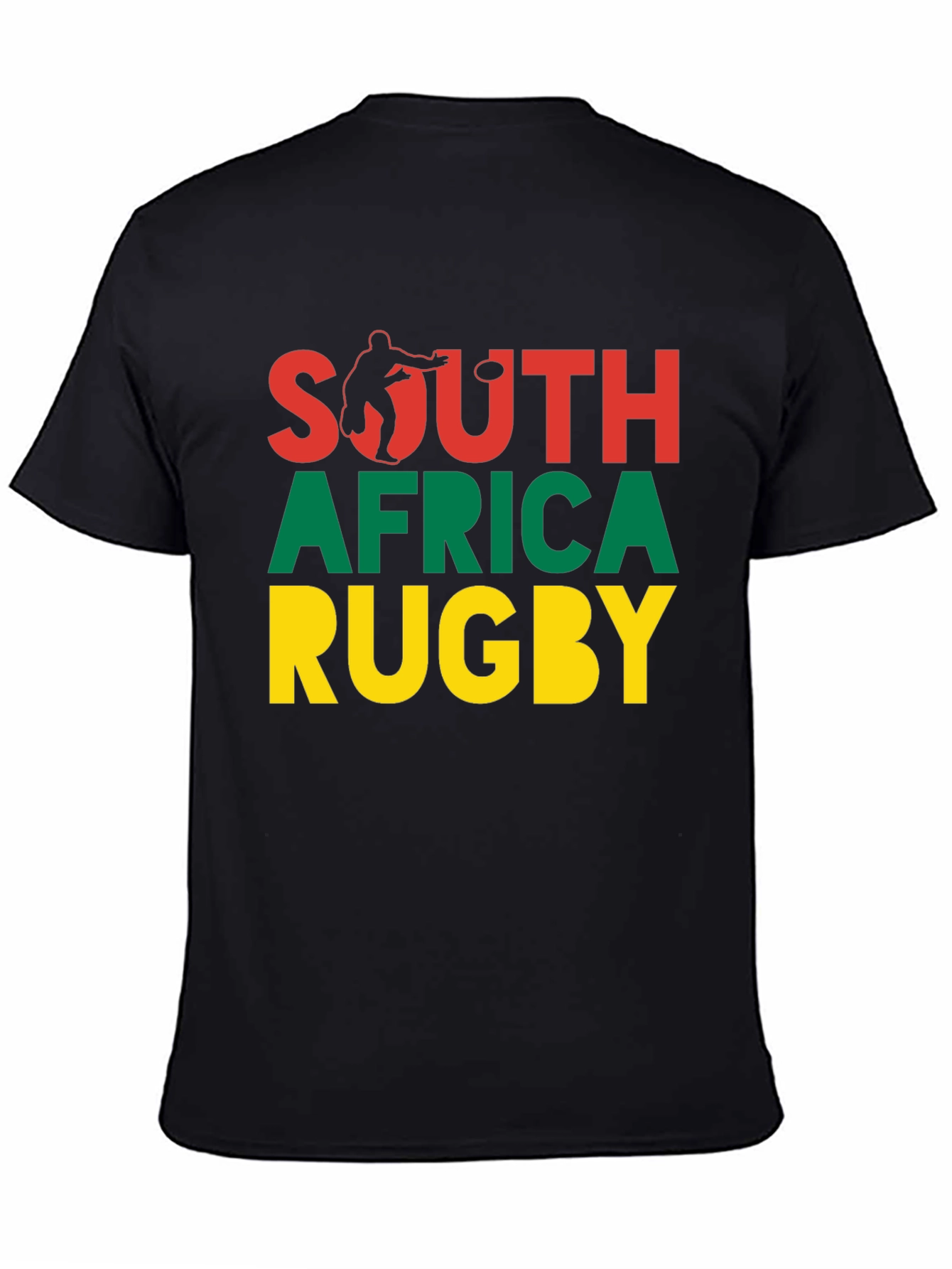 South Africa Rugby T-Shirt - Black