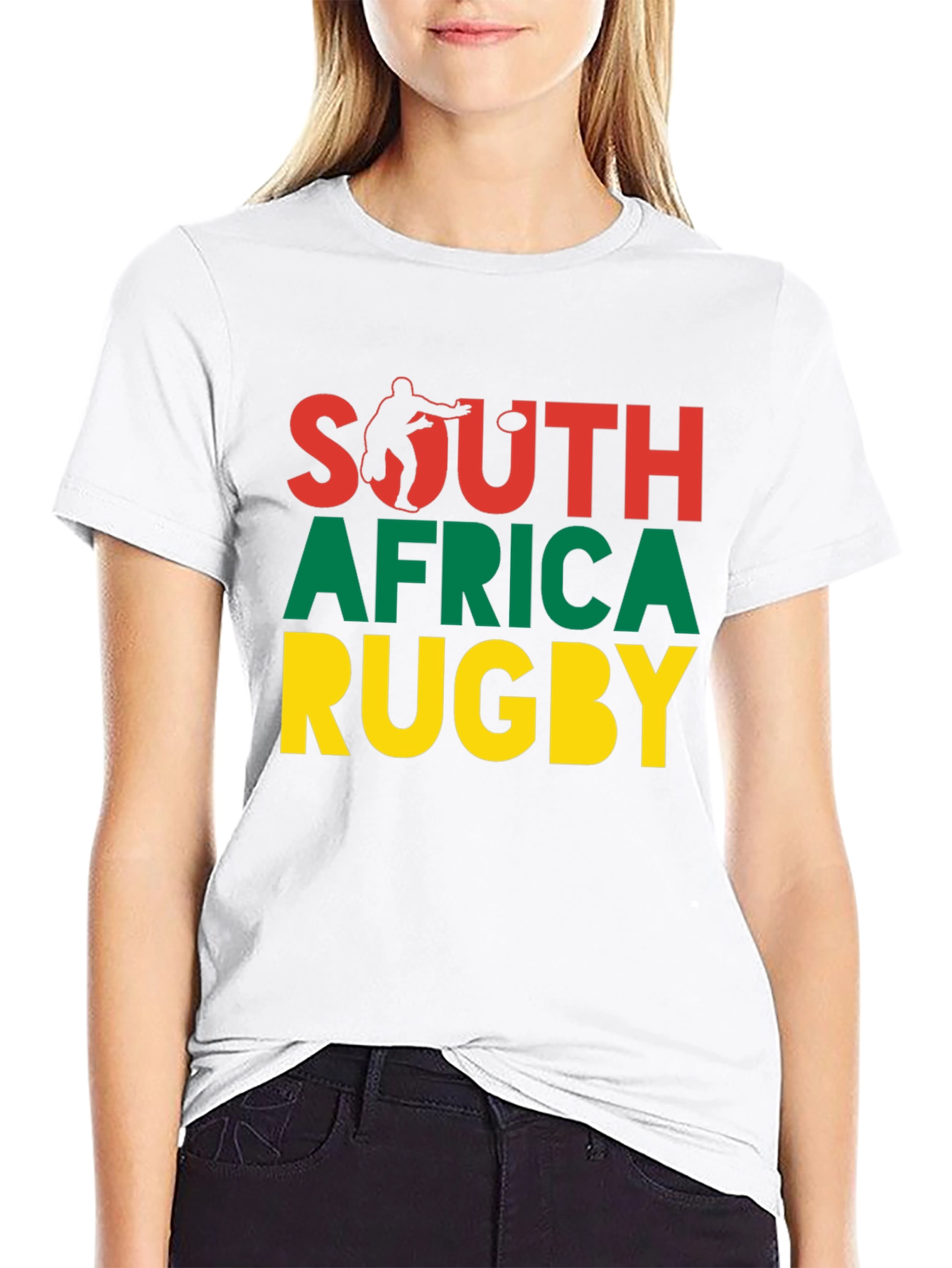 South Africa Rugby T-Shirt - Black
