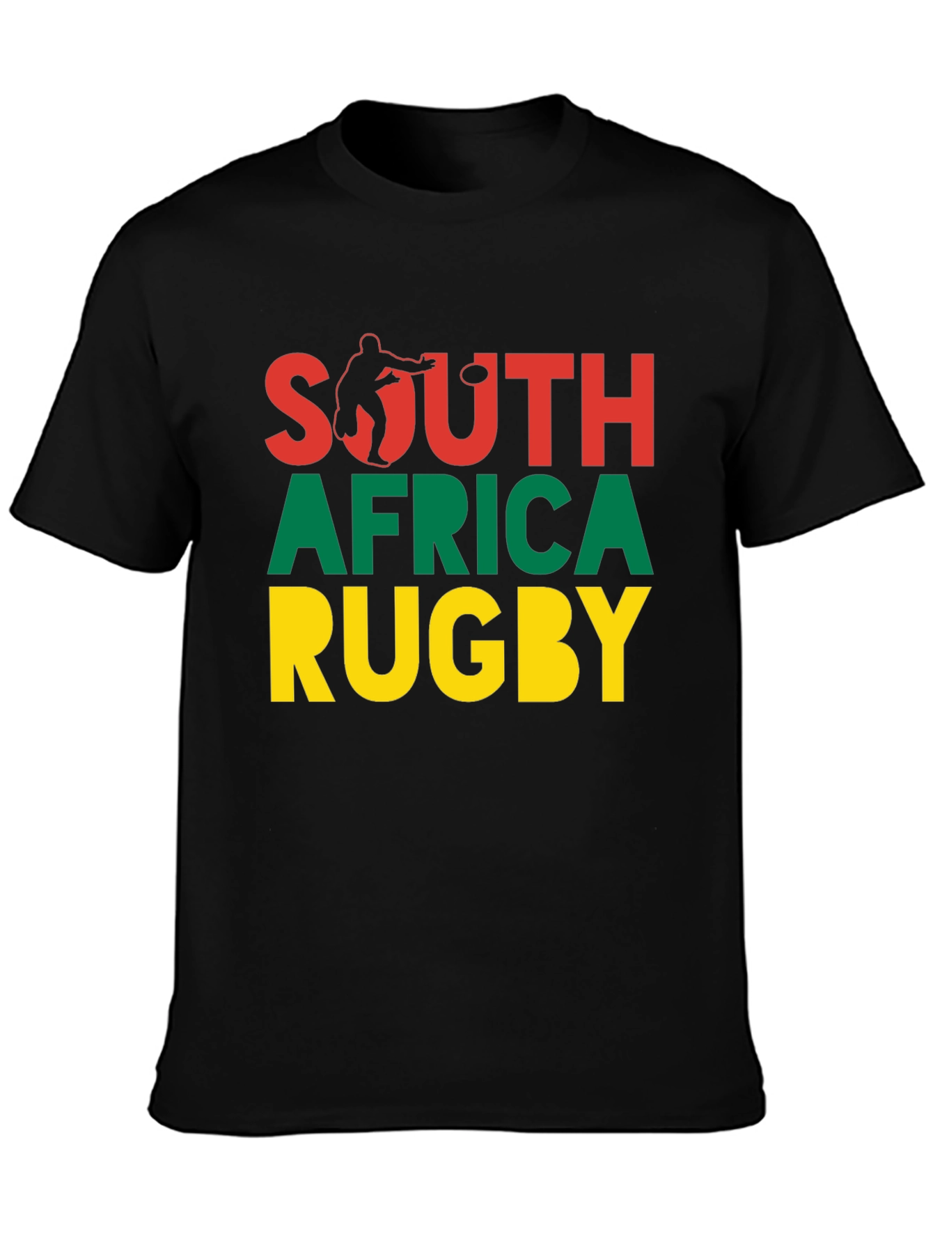 South Africa Rugby T-Shirt - Black