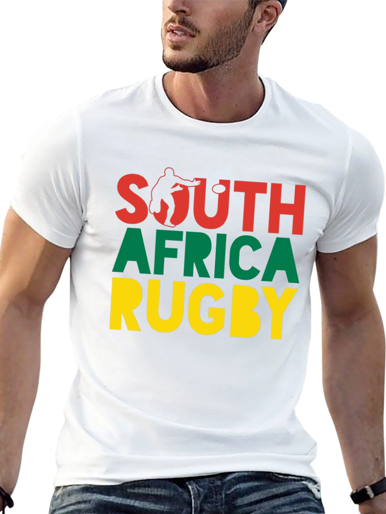 South Africa Rugby T-Shirt - Black