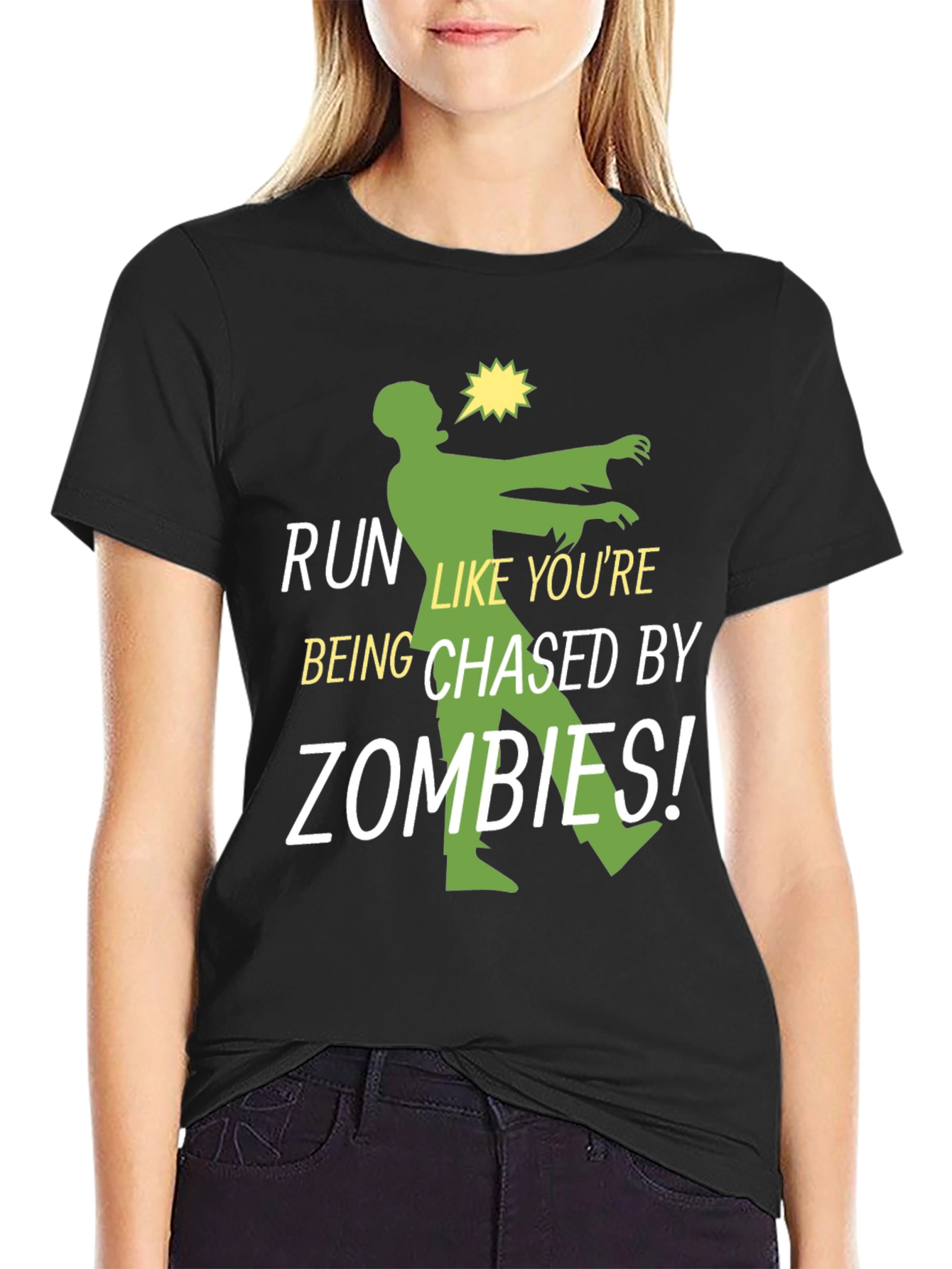 Run Like Youre Being Chased By Zombies T-Shirt