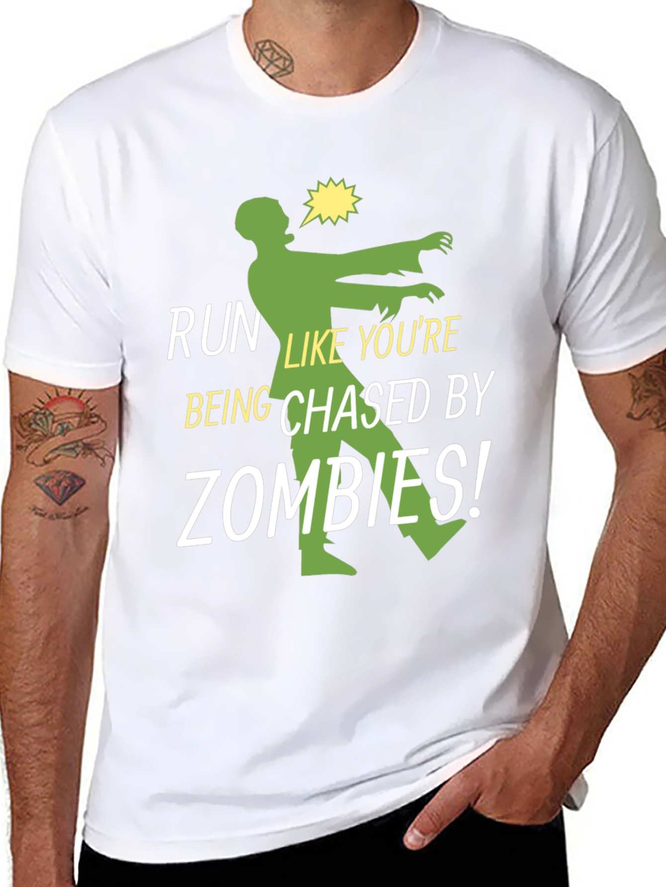 Run Like Youre Being Chased By Zombies T-Shirt
