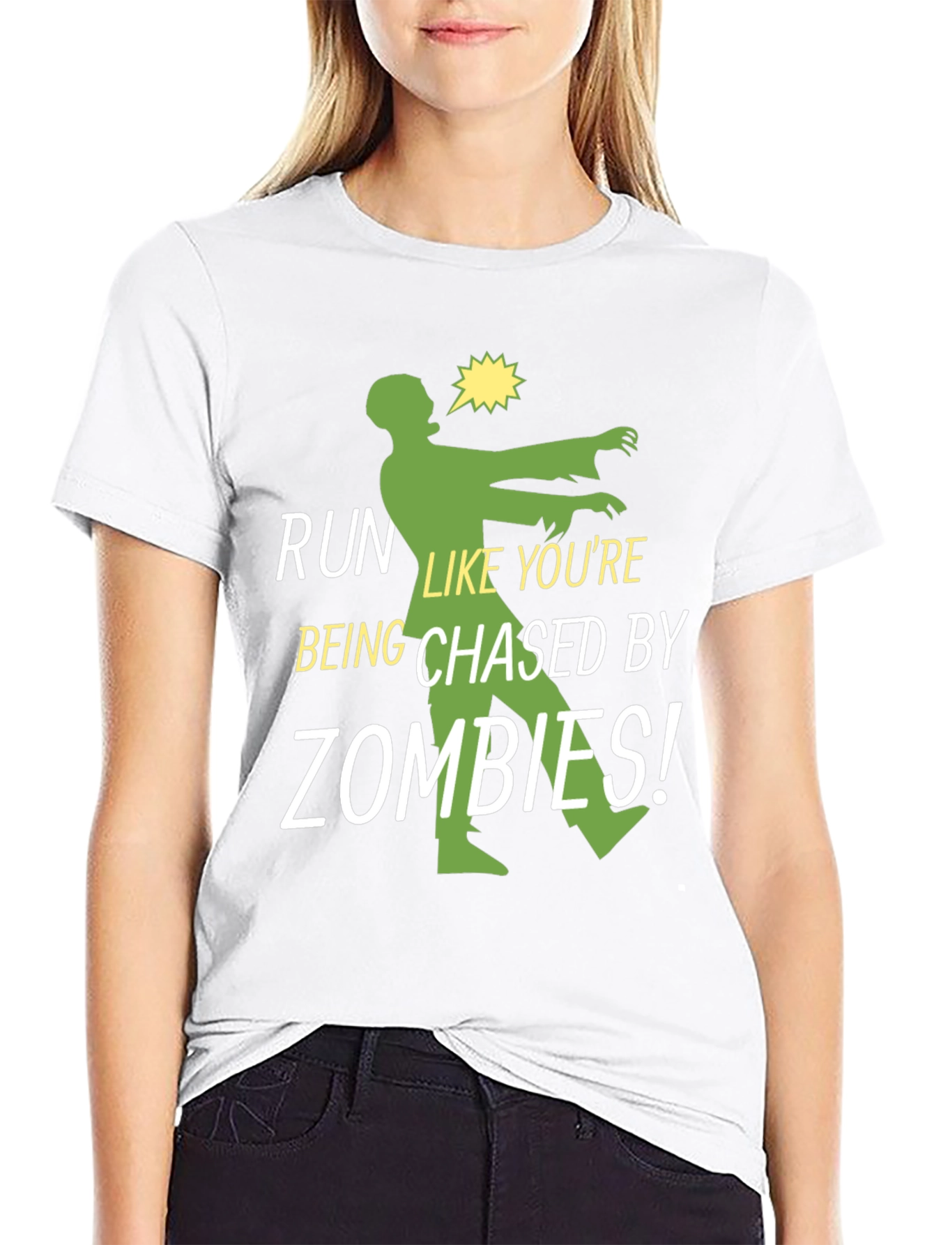 Run Like Youre Being Chased By Zombies T-Shirt