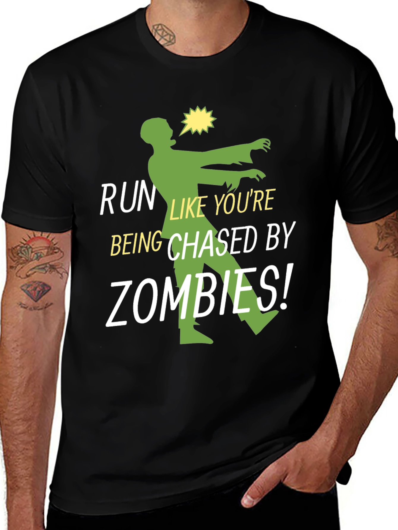 Run Like Youre Being Chased By Zombies T-Shirt
