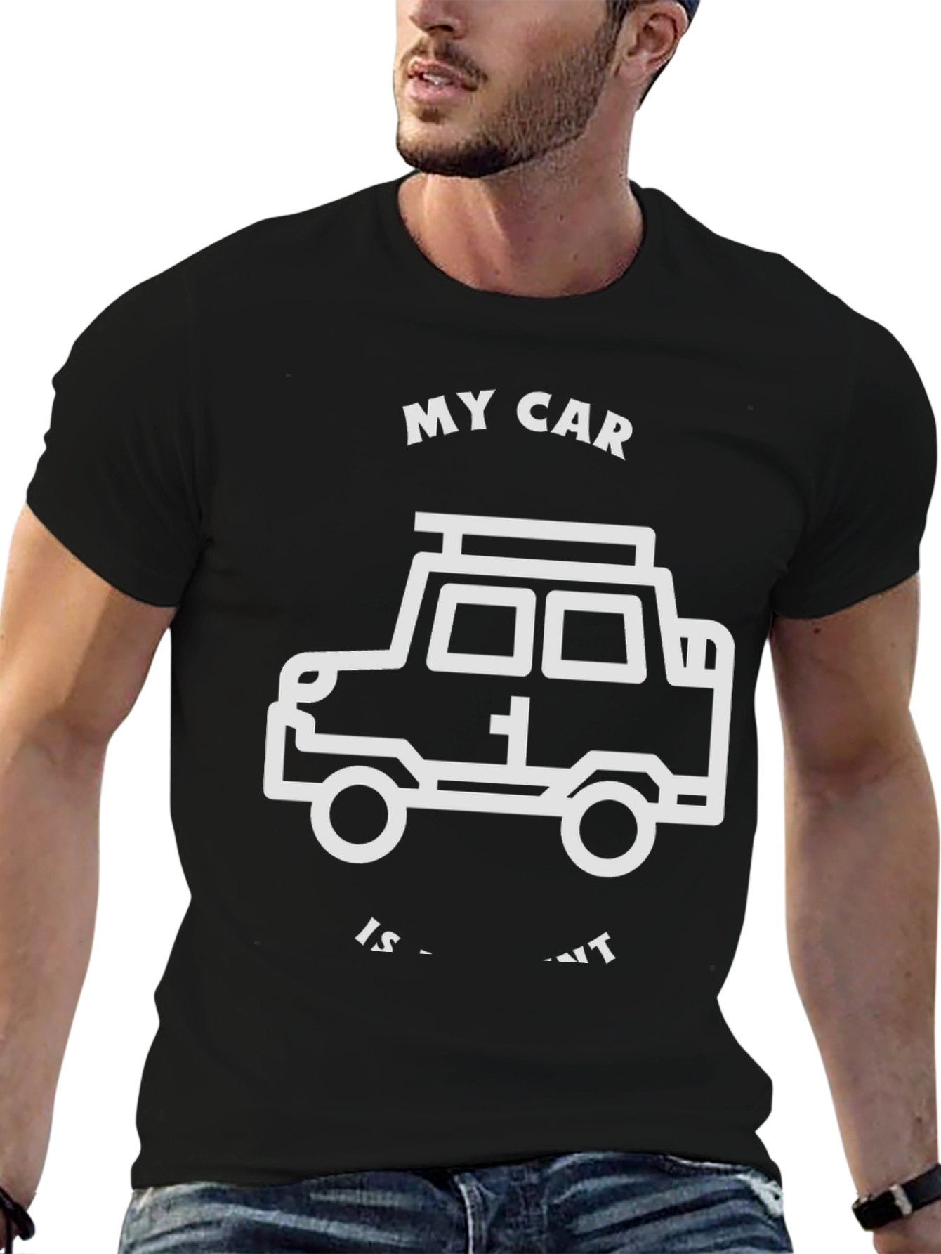 My Car Is Alright T-Shirt - Black