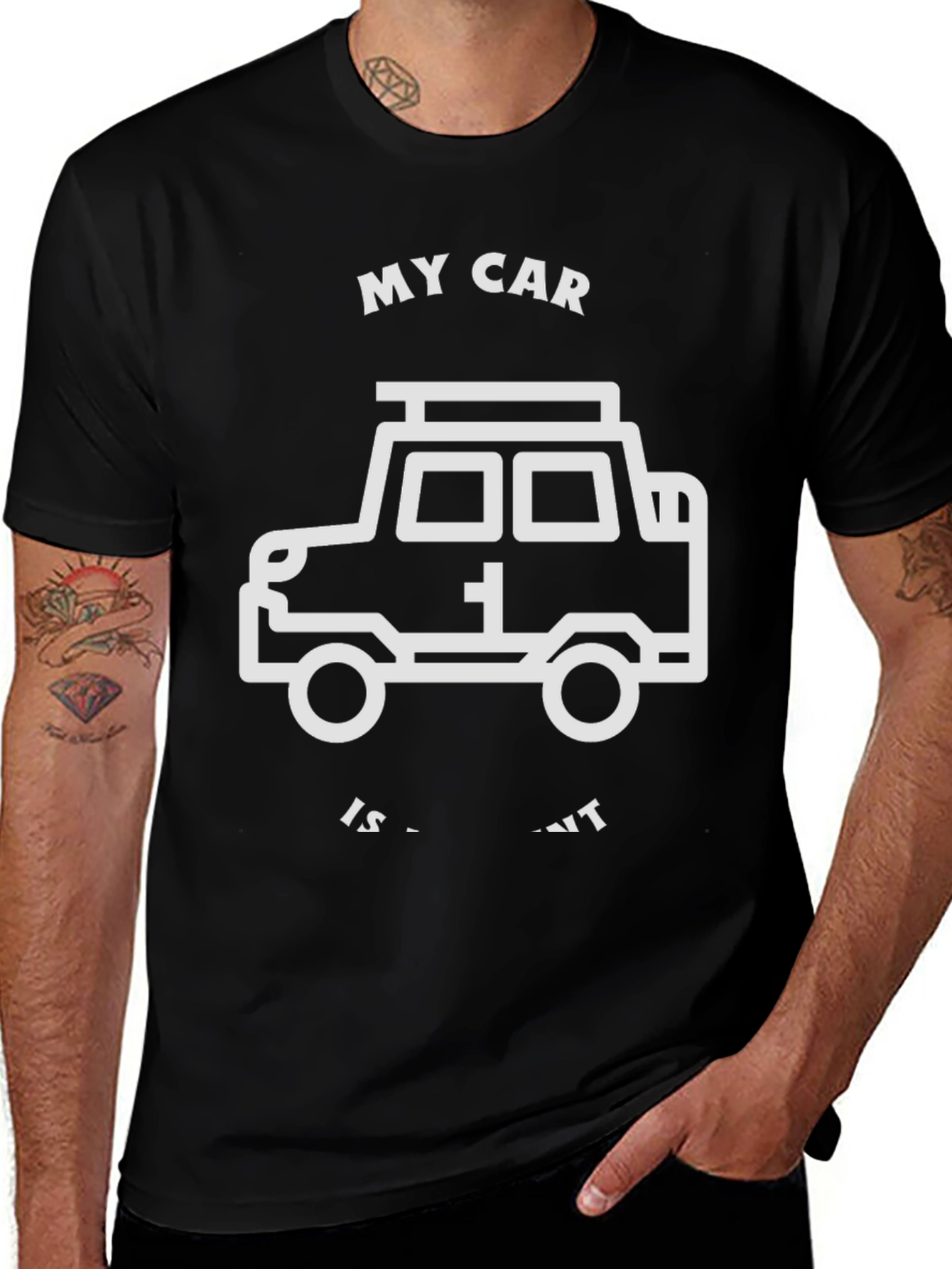 My Car Is Alright T-Shirt - Black