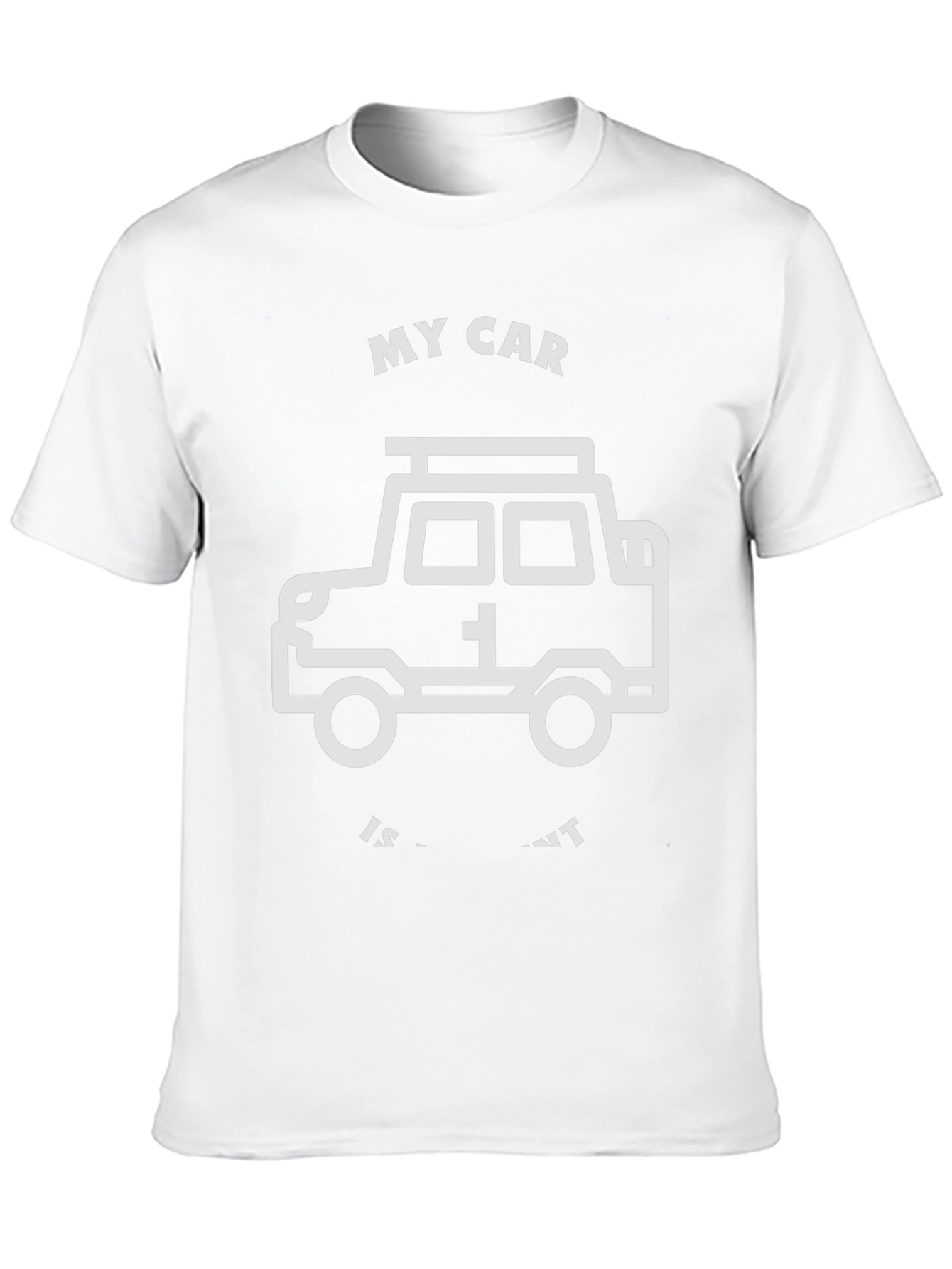 My Car Is Alright T-Shirt - Black