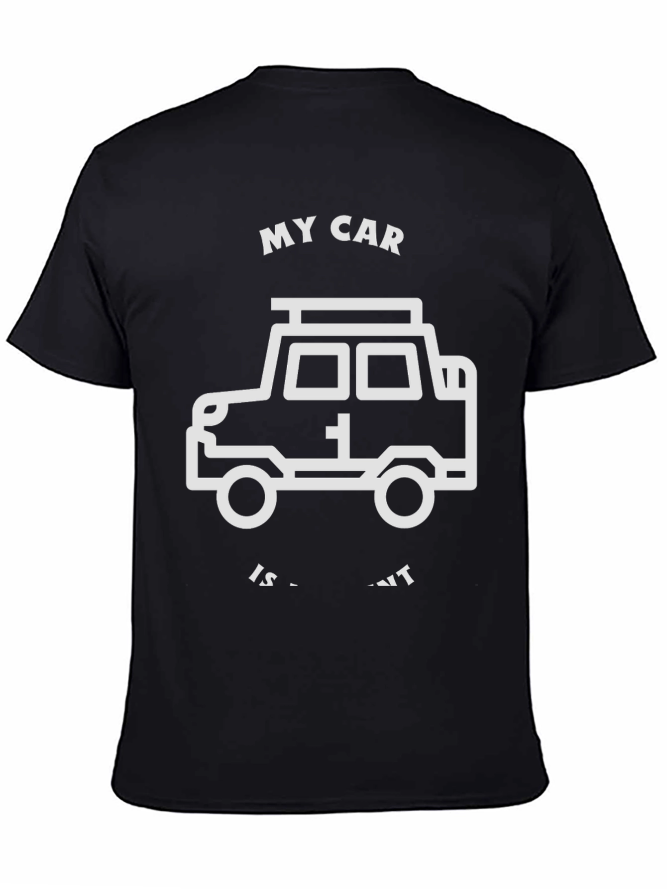 My Car Is Alright T-Shirt - Black