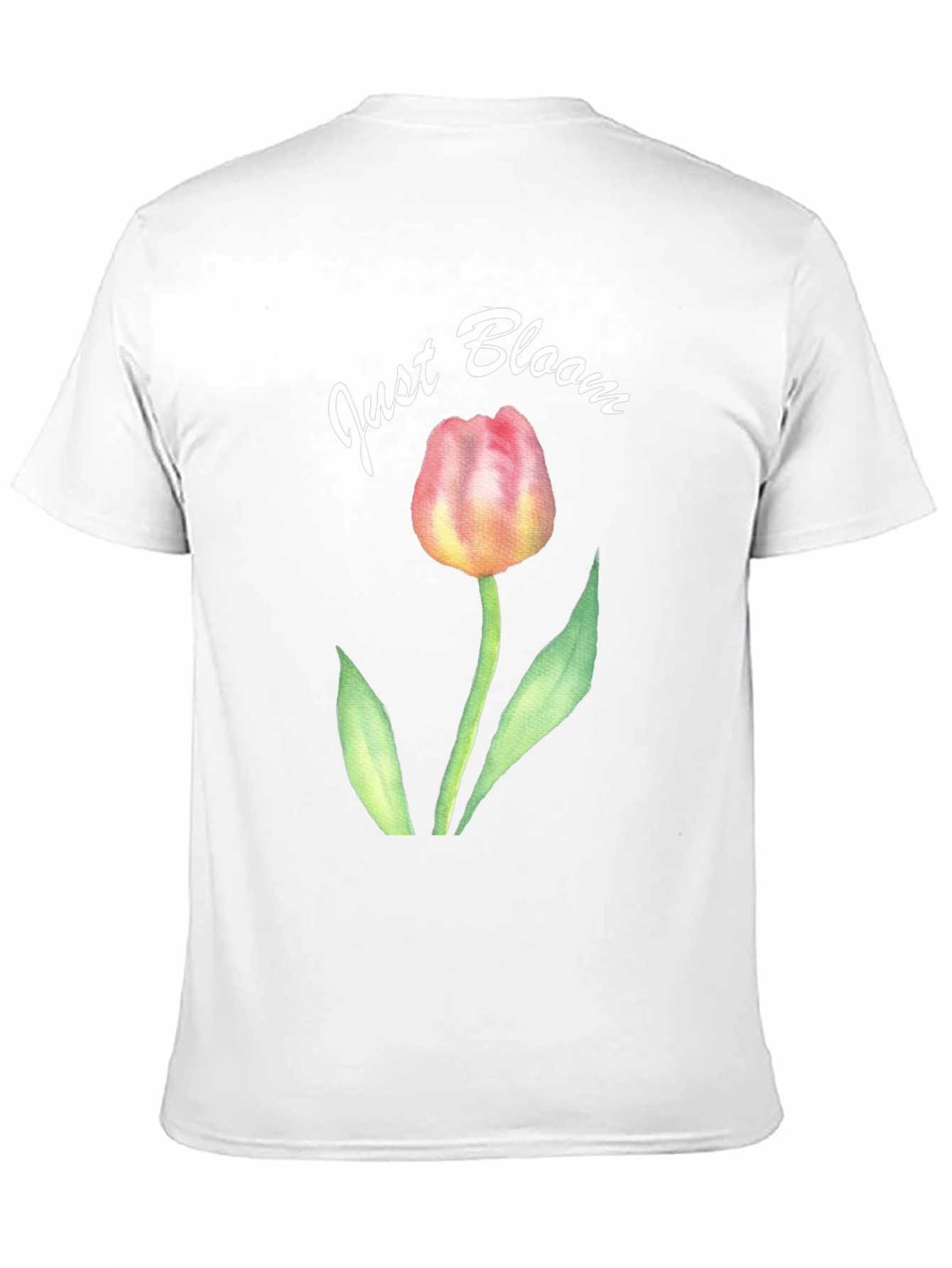 Just Bloom Black Tulip Graphic Tee