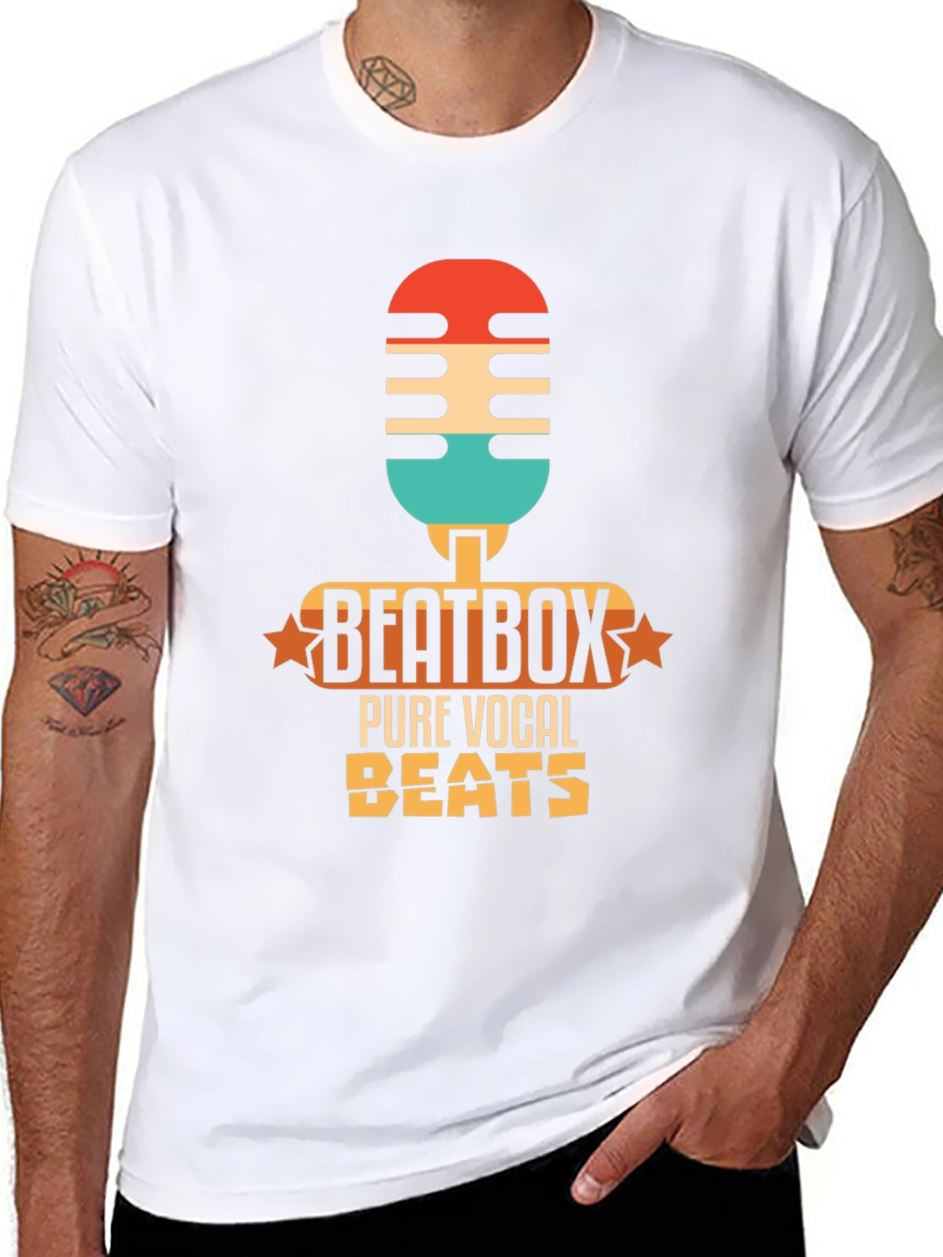 Beatbox Pure Vocal Beats Graphic T-Shirt